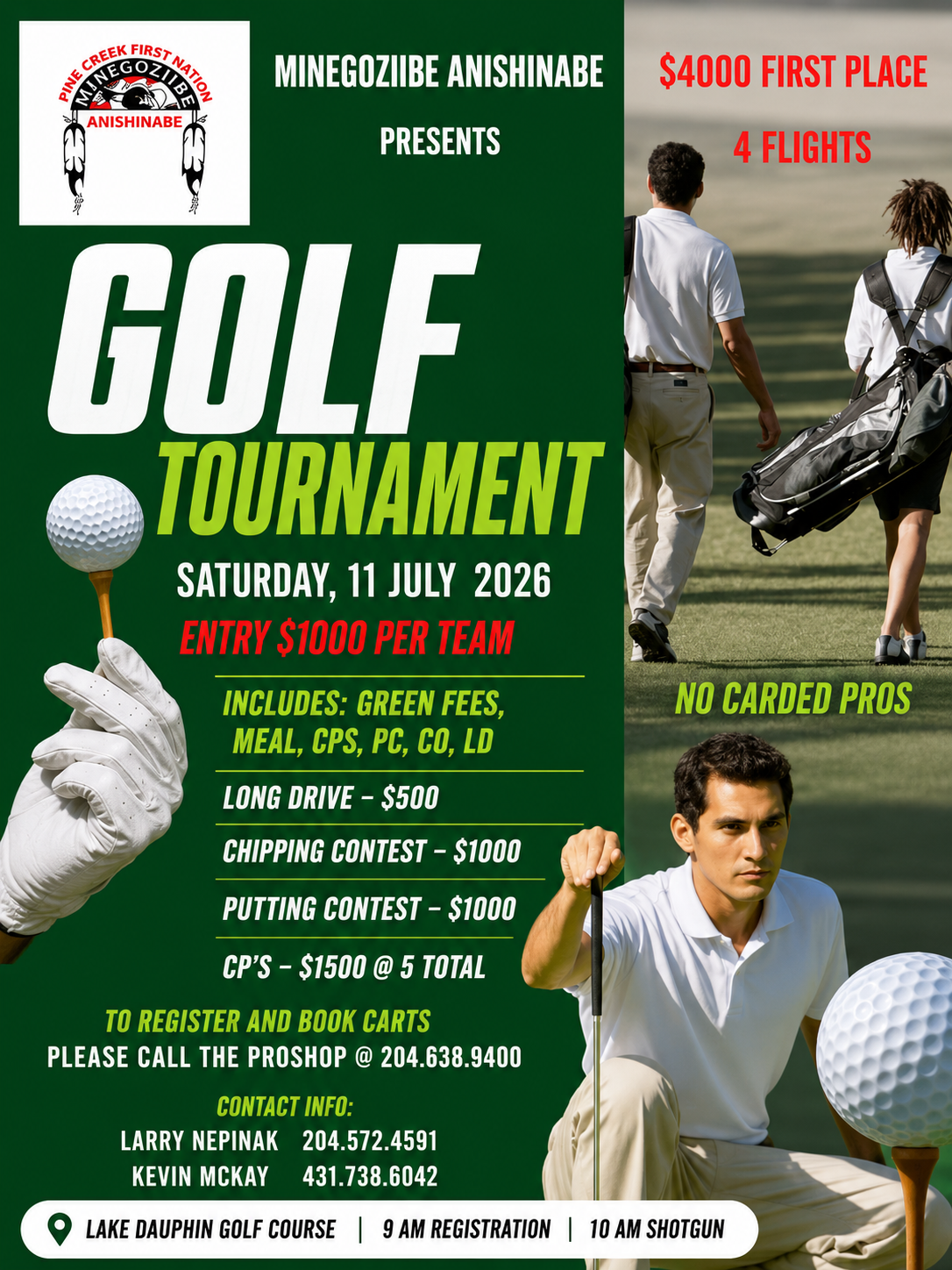 Minegoziibe Anishinabe  6th Annual Golf Tournament