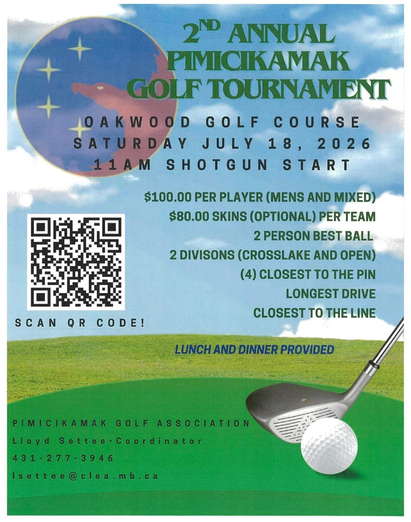 2nd ANNUAL PIMICIKAMAK GOLF TOURNAMENT