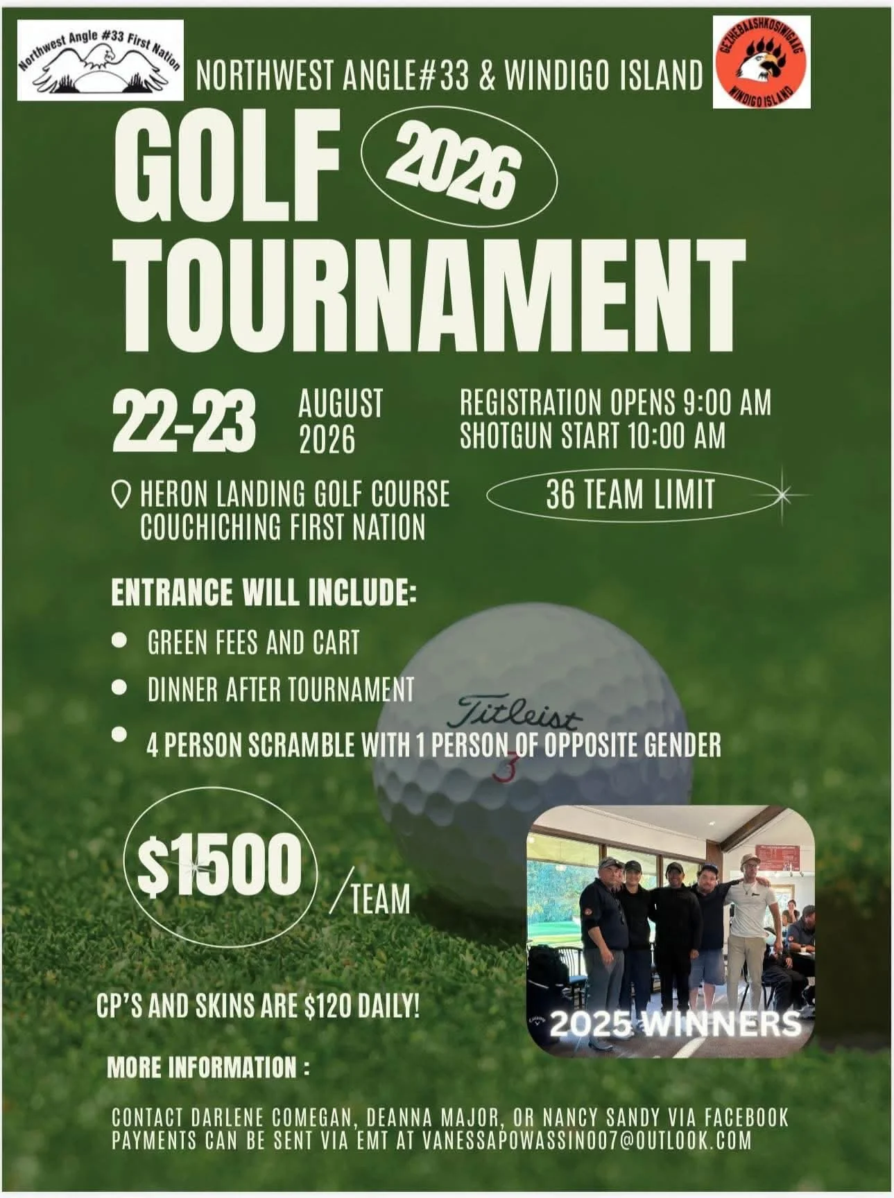 Northwest Angle #33 & Windigo Island Golf Tournament