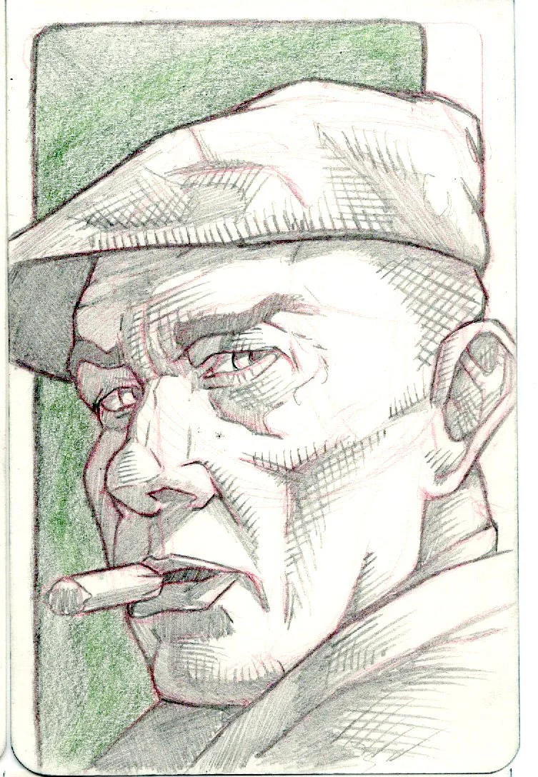 old man flat cap green background.jpg