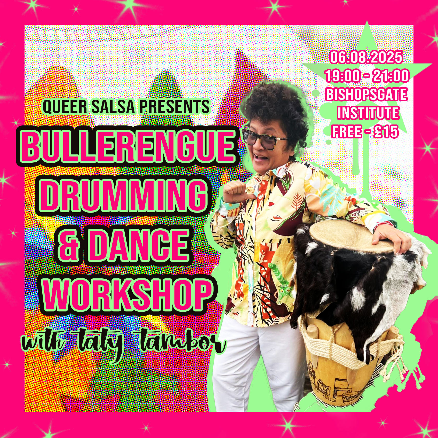 Bullerengue Drumming & Dance Workshop 🪘🌟💚