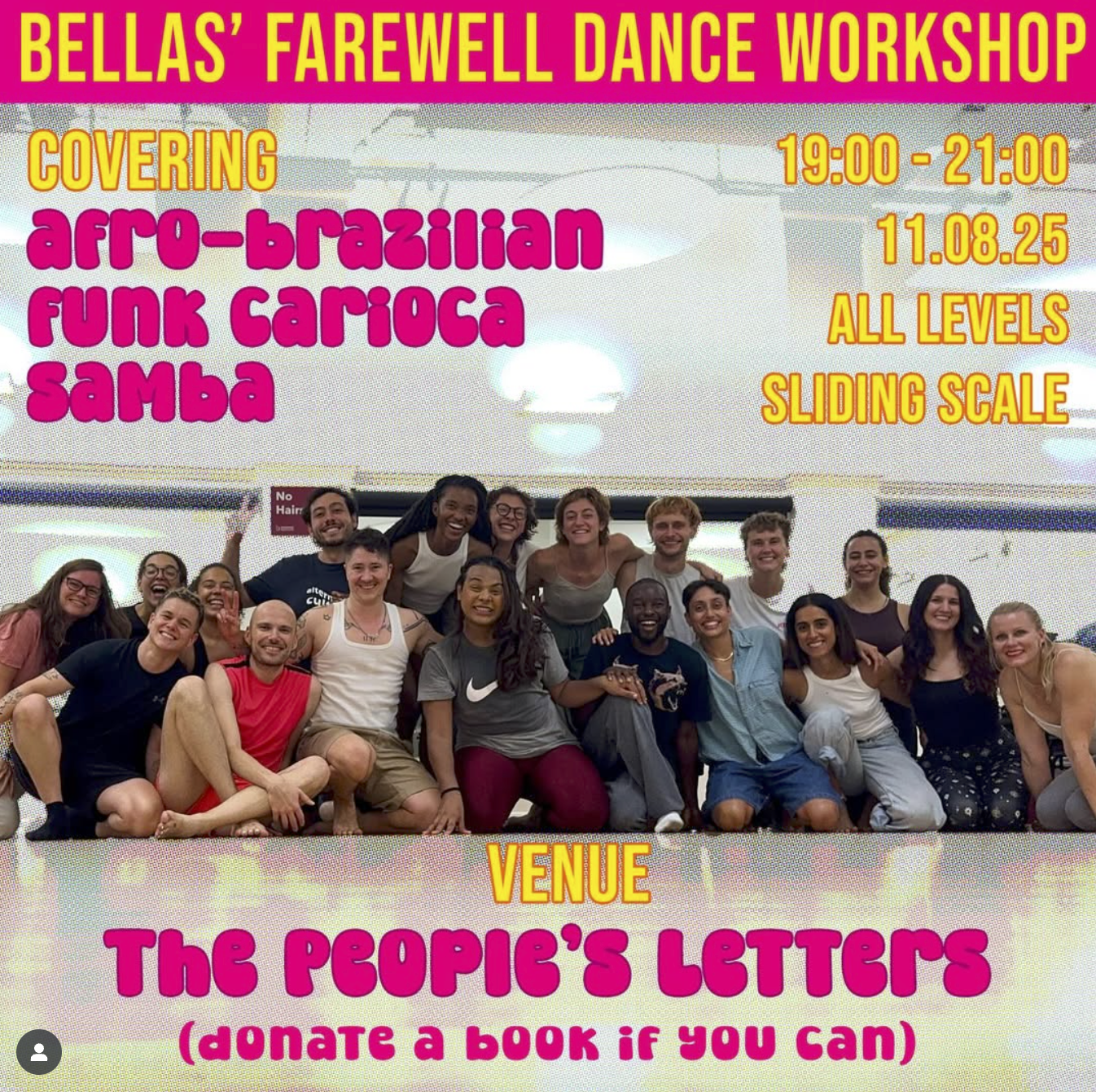 Funk, Samba & Afro-Brazilian Dance Workshop with Bellas