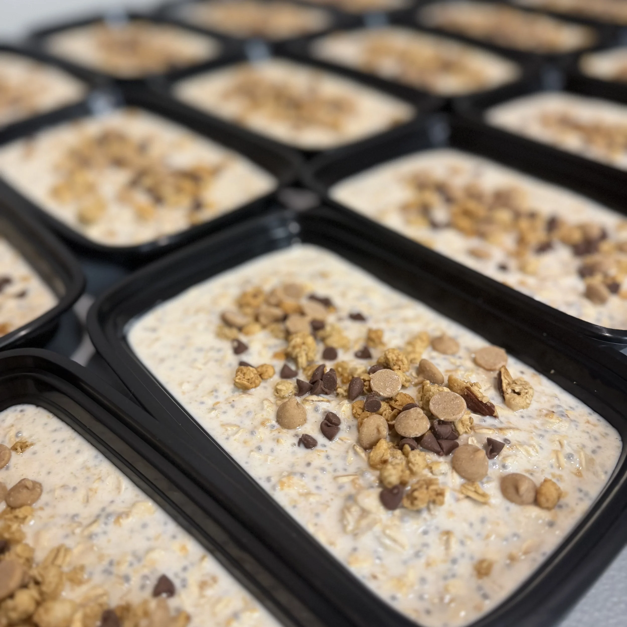 Peanut Butter Chocolate Protein Overnight Oats