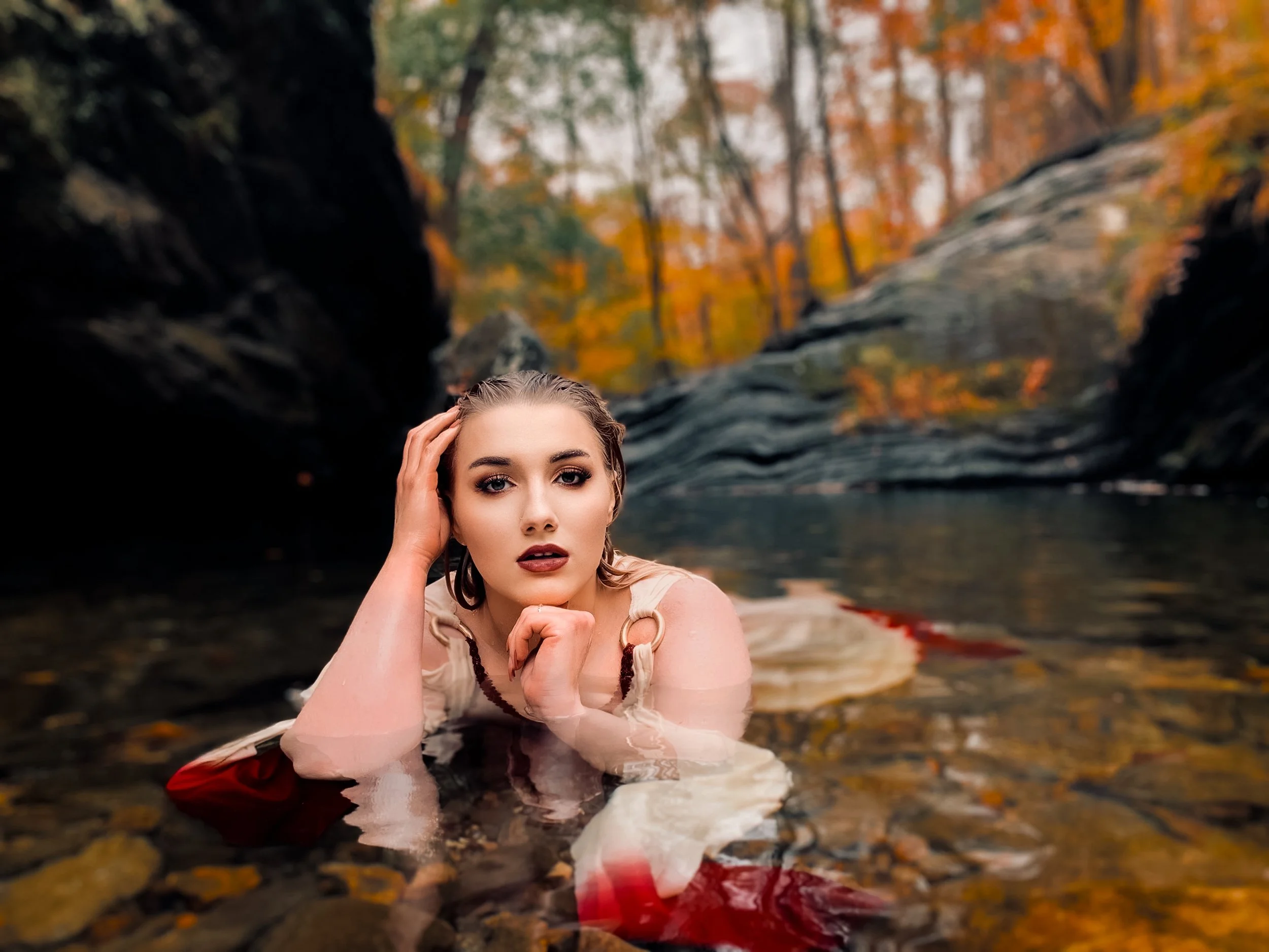 Beauty and Earth and Everything in between - Water Goddess and Persephone Vibes