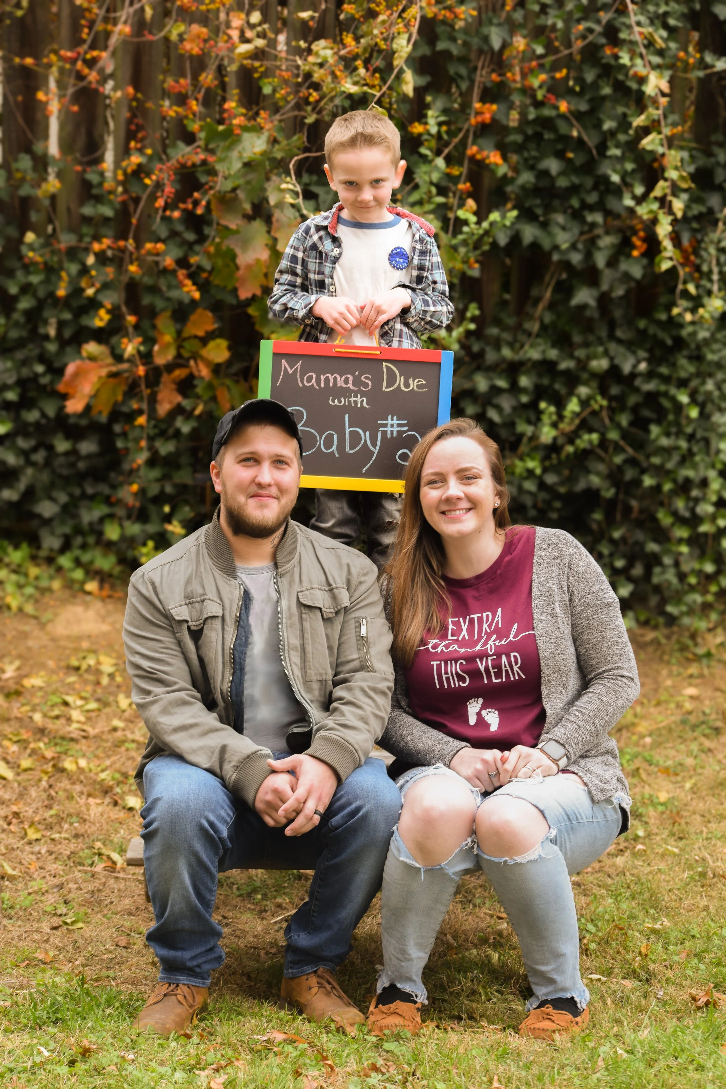 Baby announcement and Maternity photos - Mama is due with baby no.2