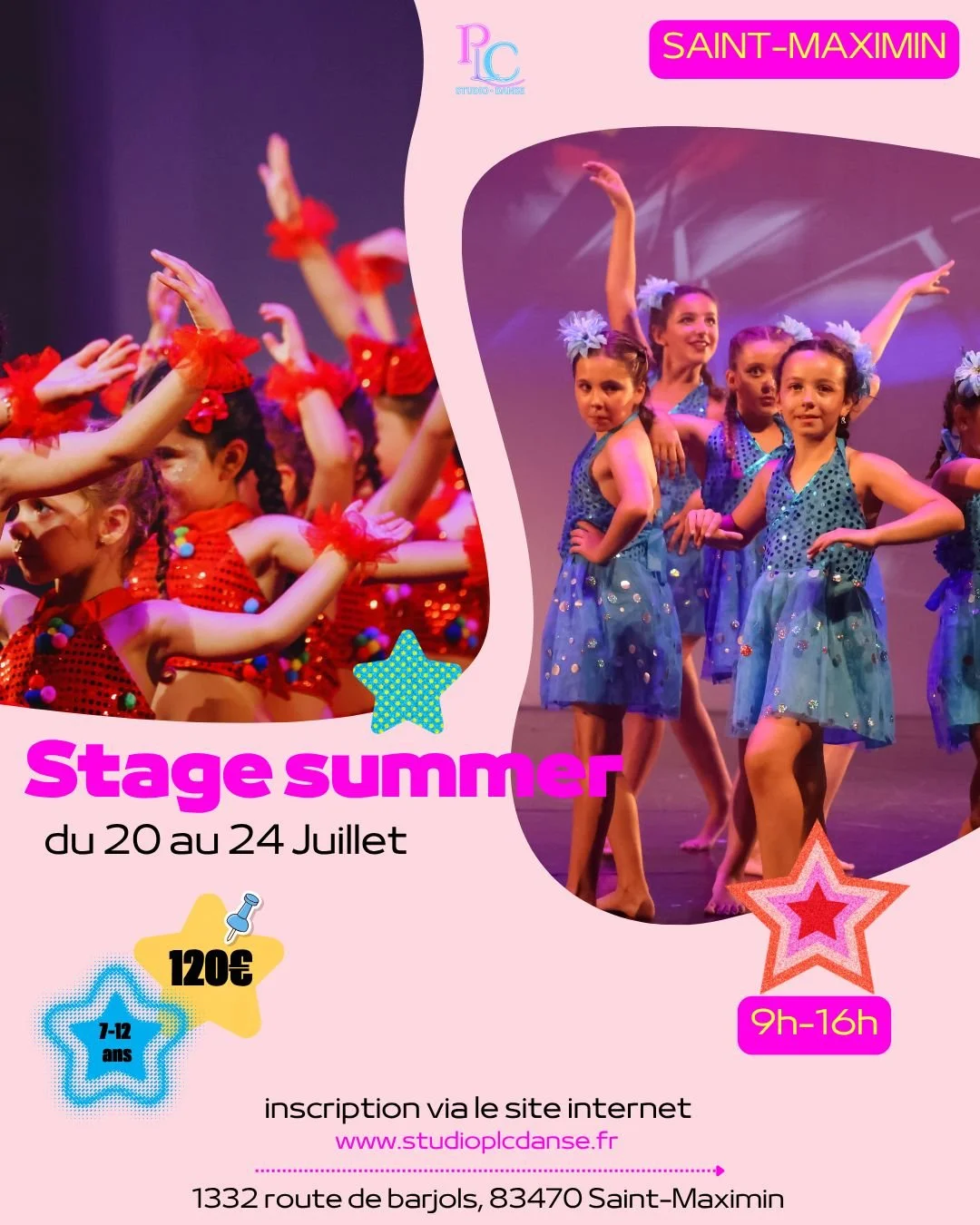 Inscriptions stage KIDS - Juillet Saint Maximin