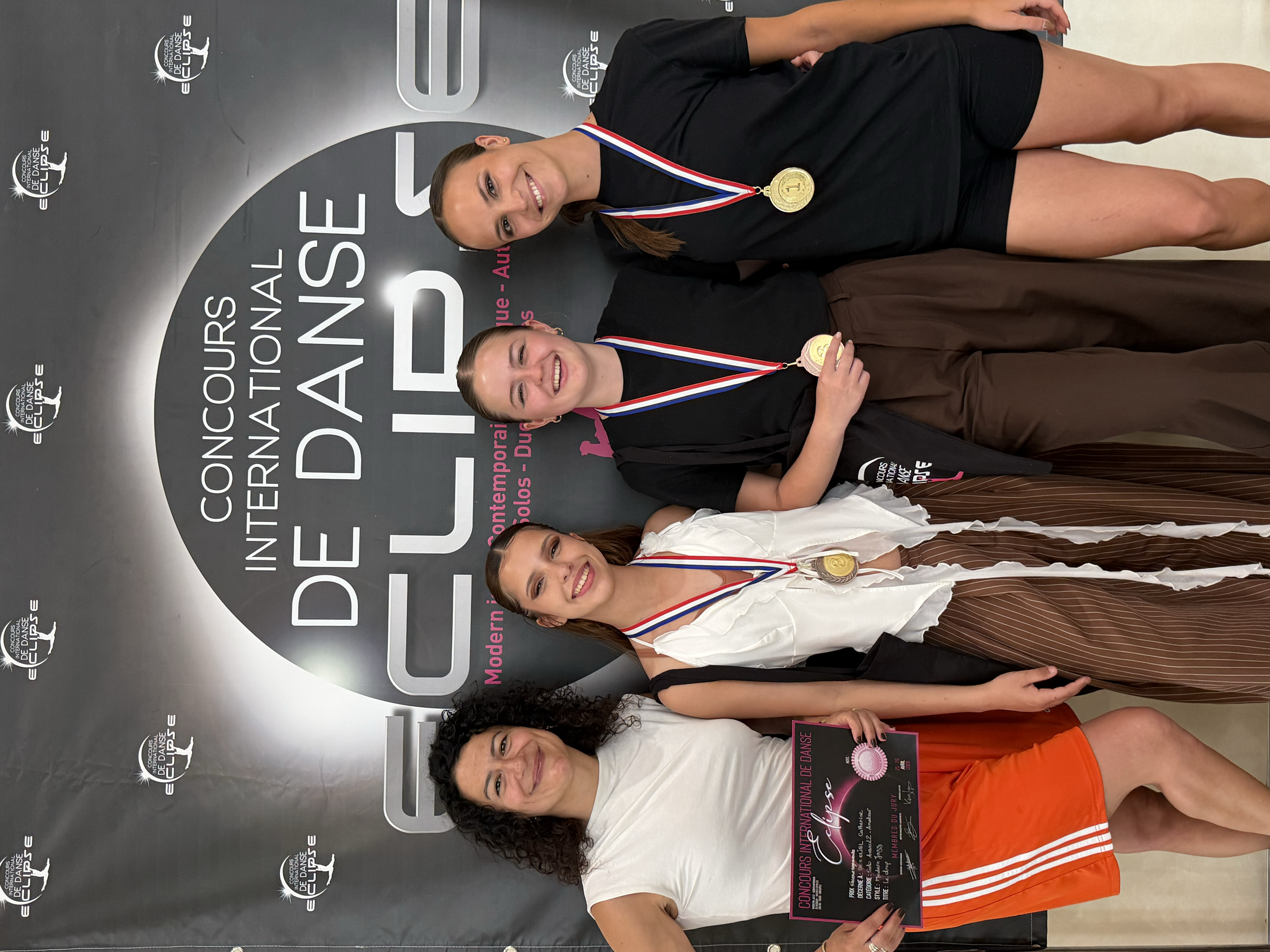Eclipse 2026 
// Solo urbain : Bronze Kénia
// Solos modern' jazz : Bronze Lucie - Encouragements Catherine - Or Chiara