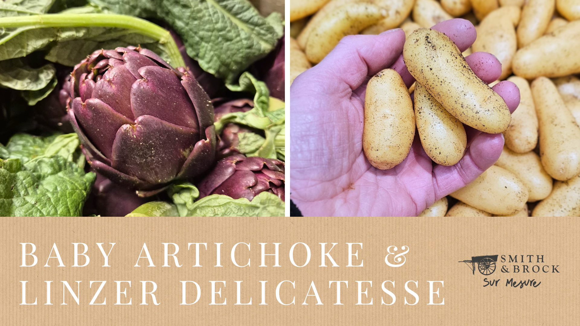 Baby Artichoke and Linzer Delicatesse 💜🥔