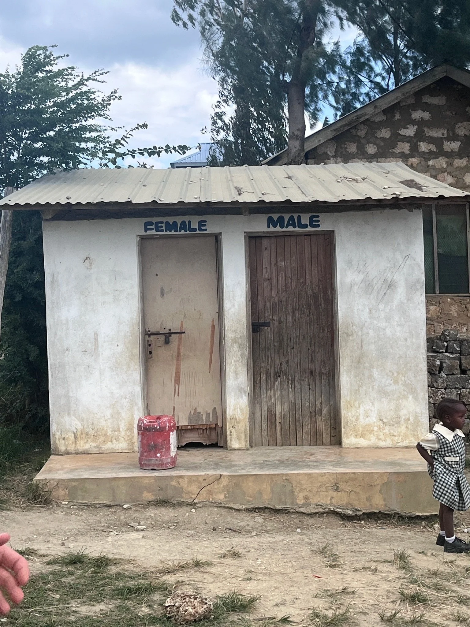Old toilet building