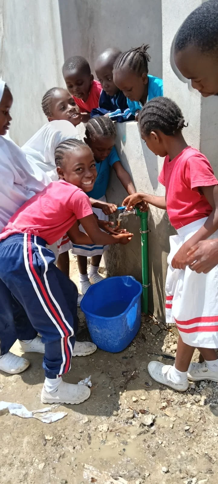 Running water from World Bank project