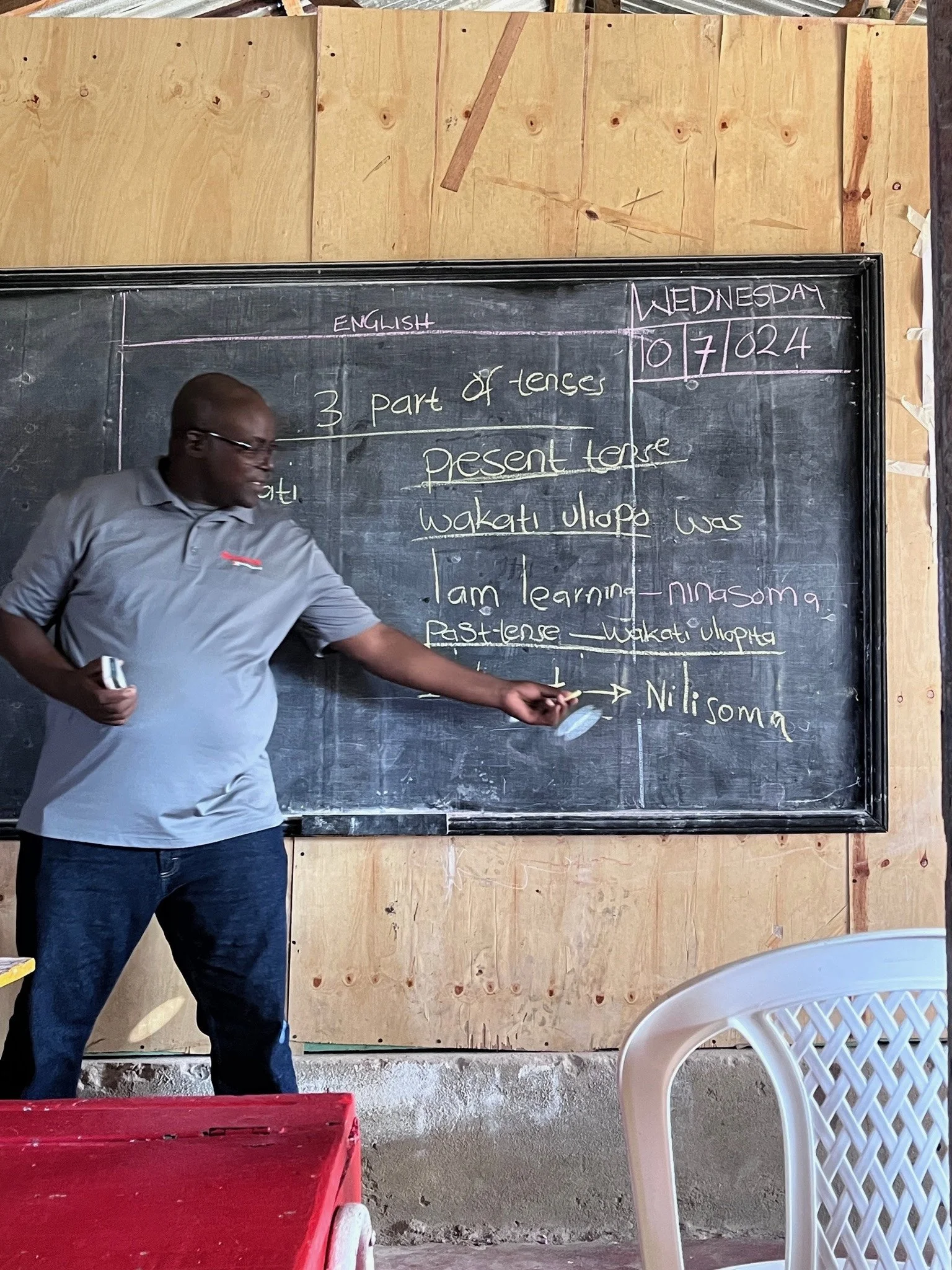 Ken Obuya teaching