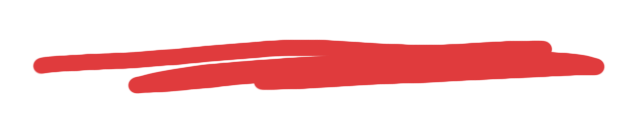 A red hand-drawn underline scribble.