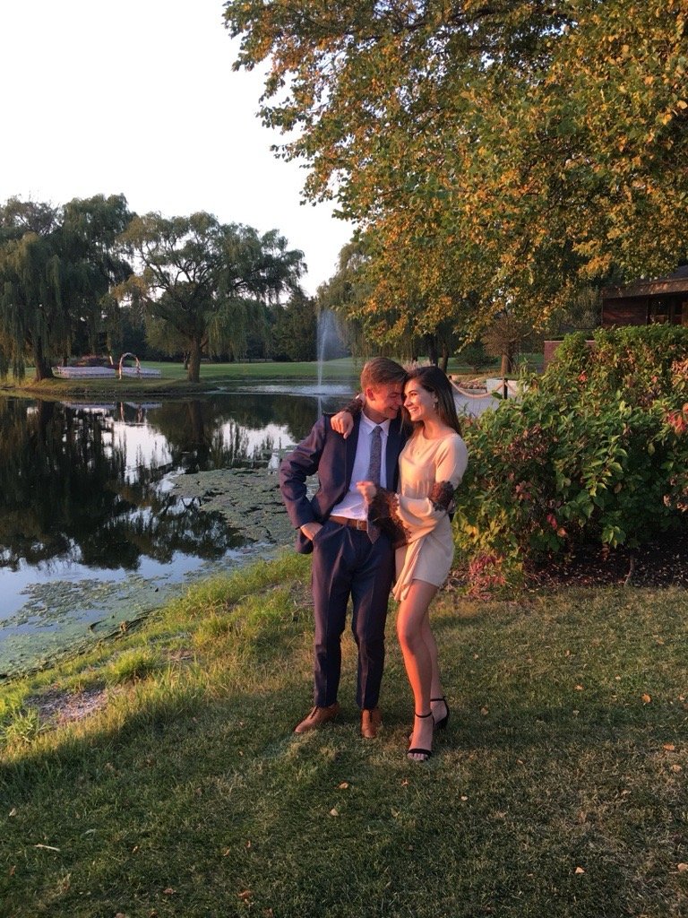 the first wedding we went to together