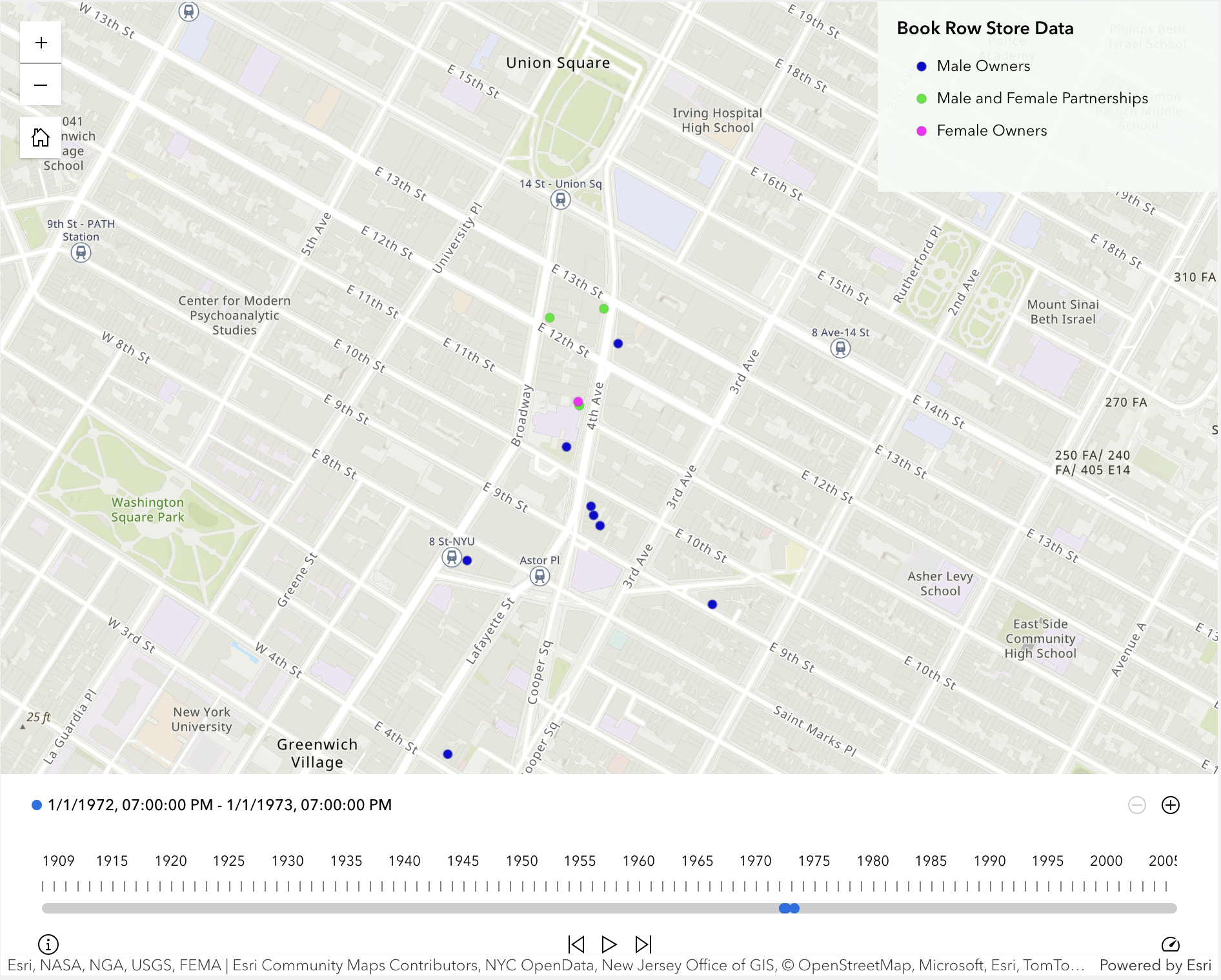 Book Row New York City in 1970