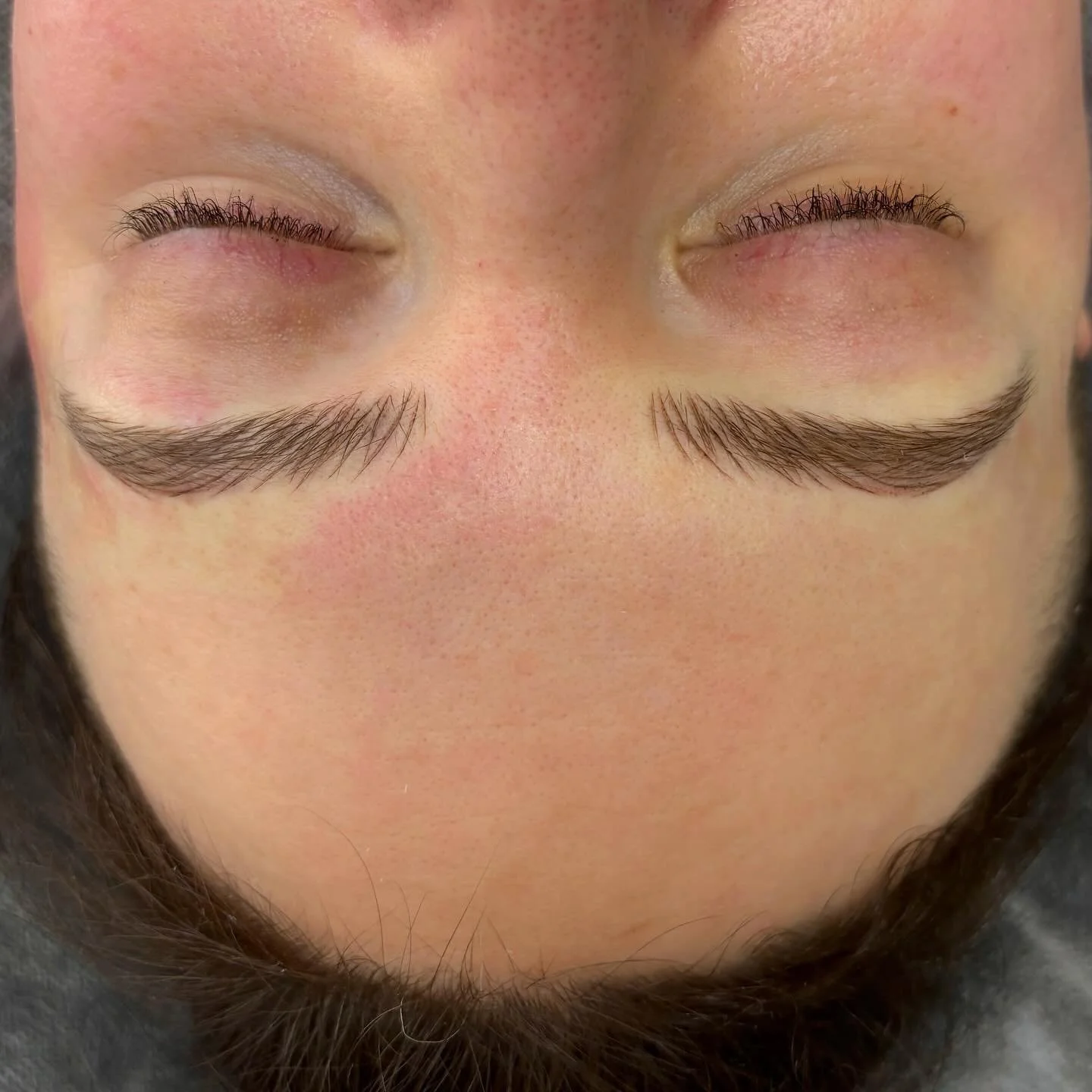 Fresh tattooed hair strokes for a splendid human.