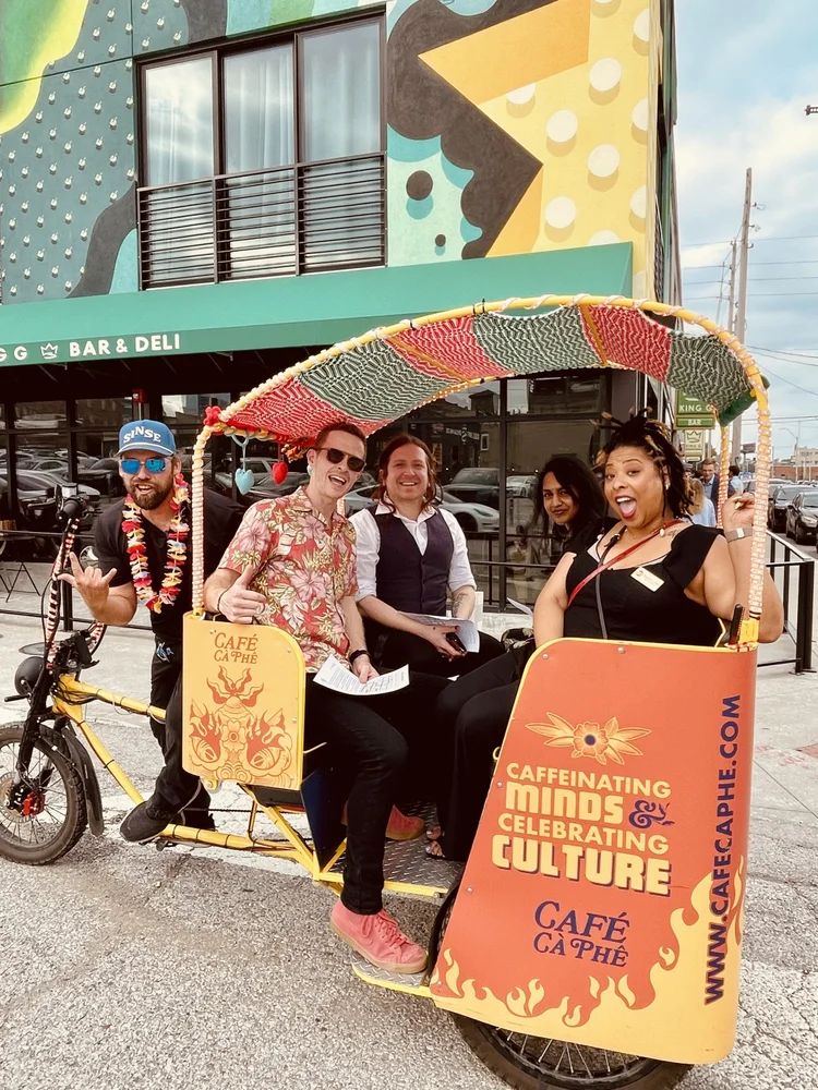 EZ Pedicabs at a corporate event
