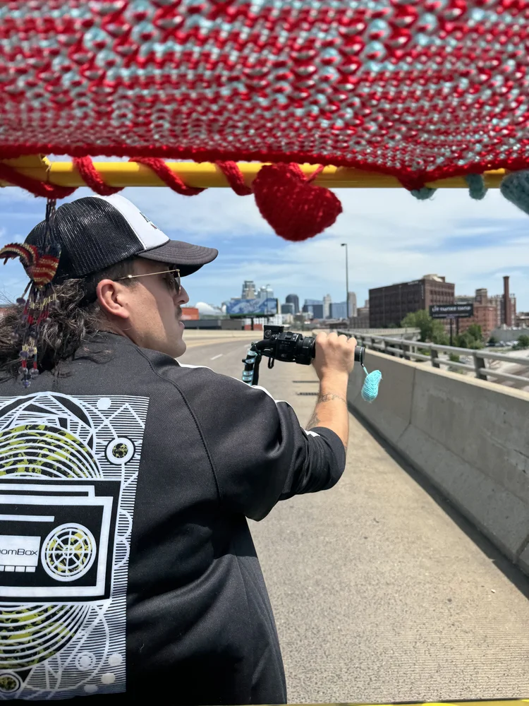 EZ Pedicabs — Atticus on the street