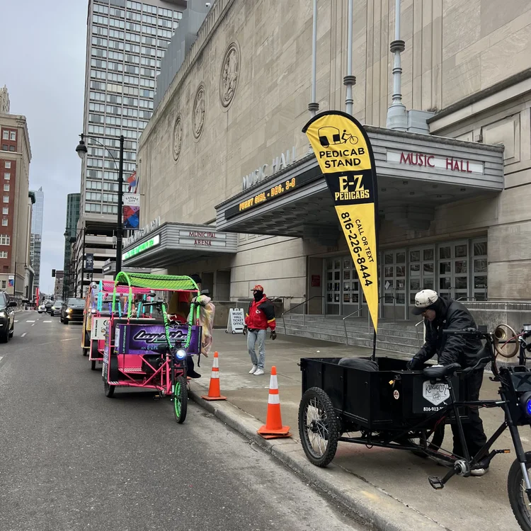 EZ Pedicabs street shot