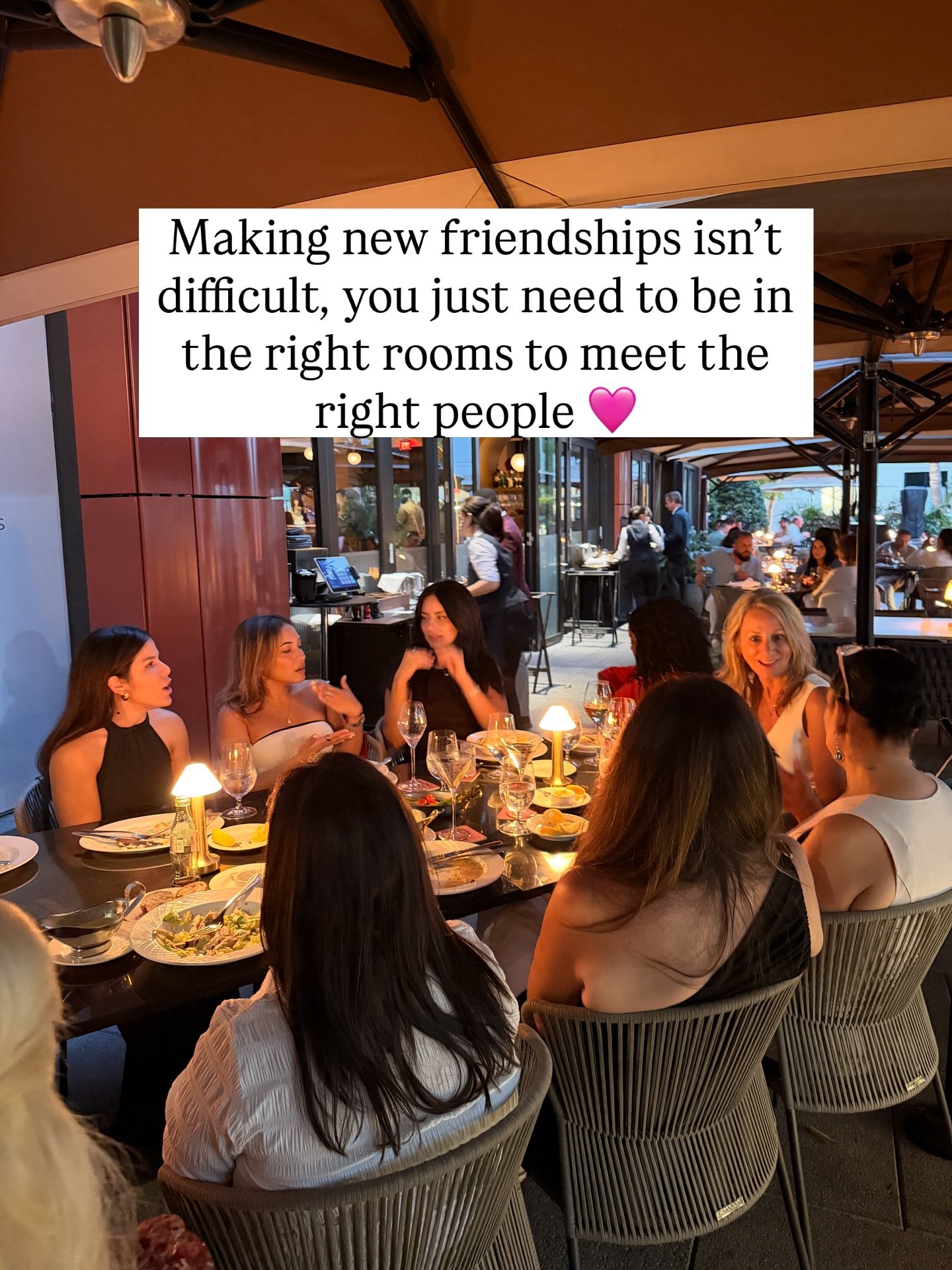 We are here to help you build a vibrant social life 🤍
Comment &ldquo;link&rdquo; for all upcoming events 

#community #socialclub #florida