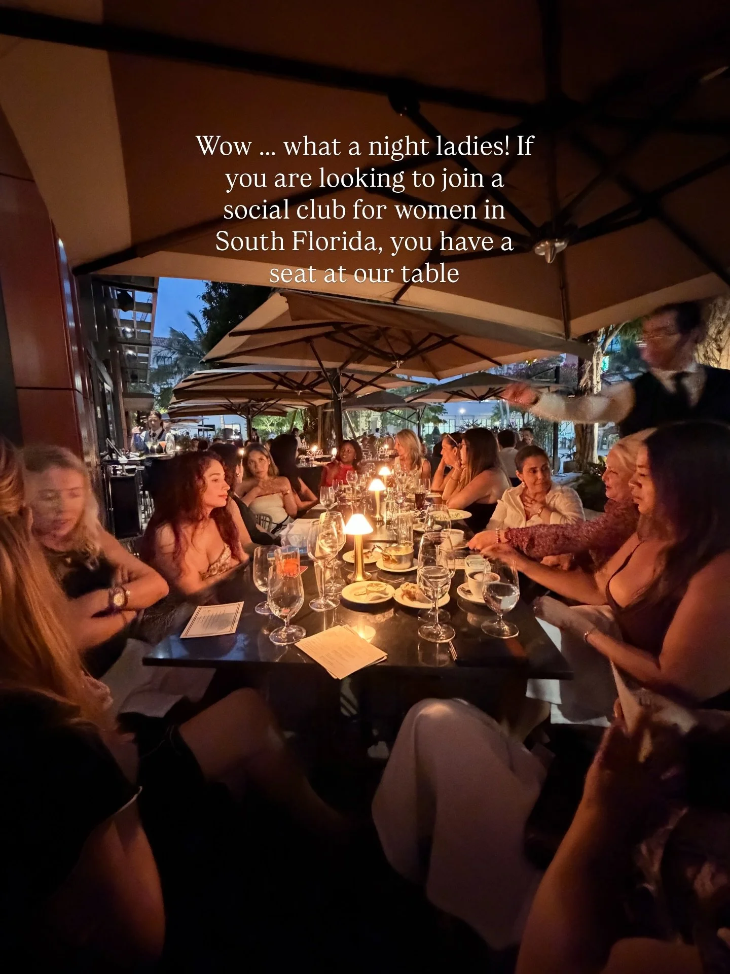 We all need a night out with good friends every once in a while and when you do we are here for you 🤍💁🏻&zwj;♀️

Comment link and I&rsquo;ll send you our event schedule 

#community #events