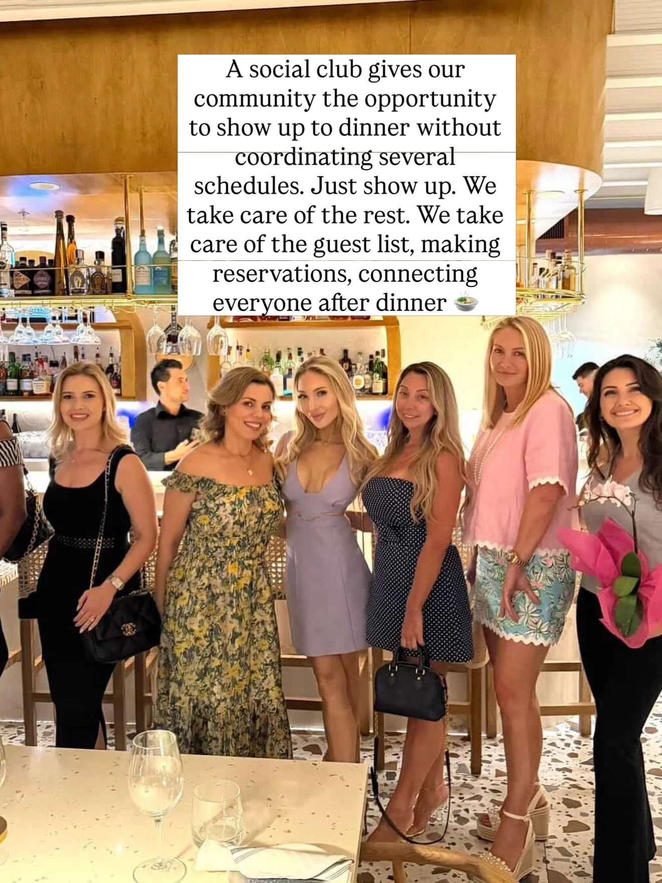 Just show up. We take care of the rest 🤍🩷🥰

#socialclub #events #fortlauderdale #miami