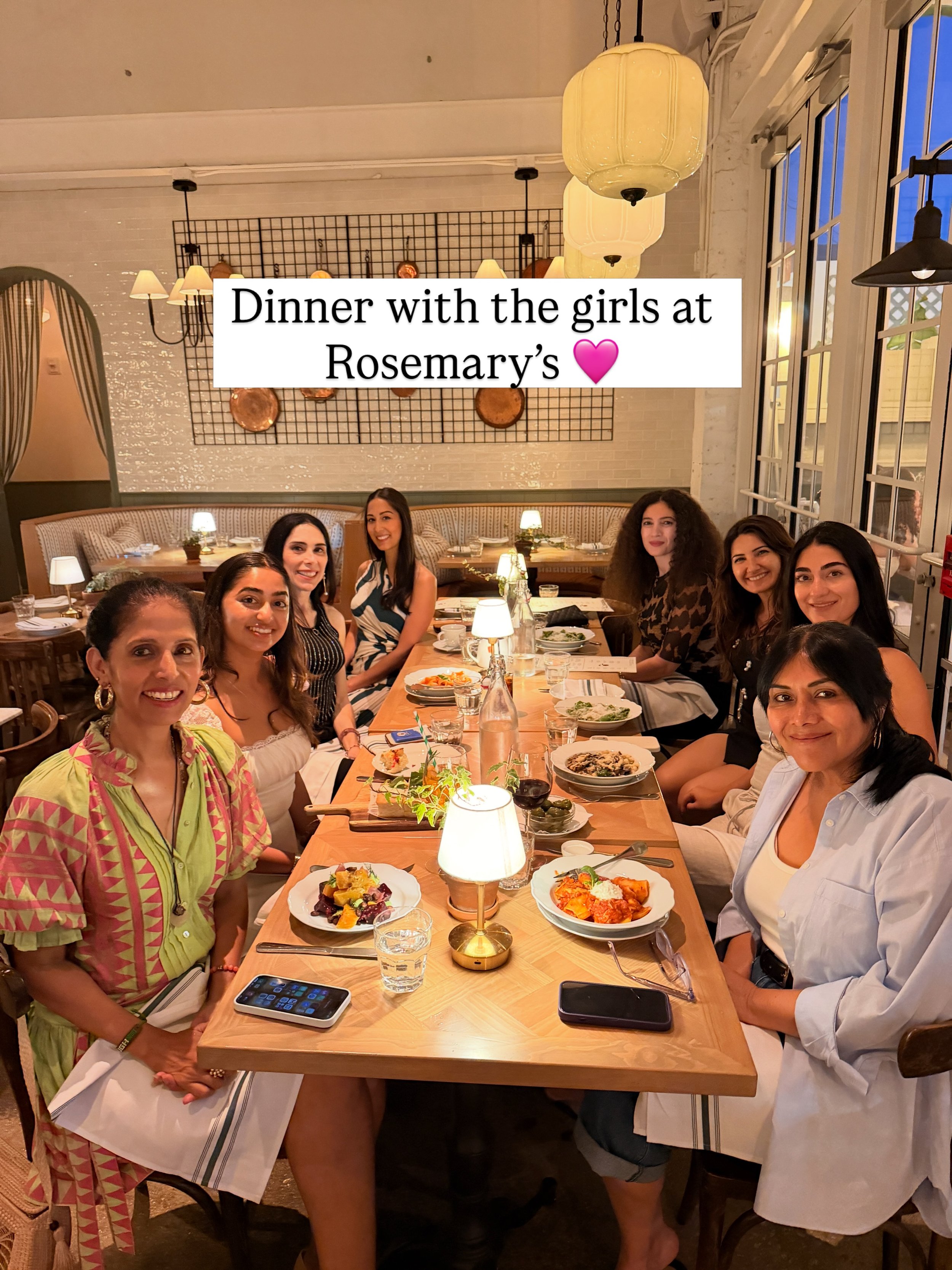 Ladies, thank you so much for joining us this evening. We had the most wonderful time with you at @rosemarysrestaurant 🤍🤍 

i&rsquo;m looking forward to seeing you at upcoming events.

Comment the word link and I&rsquo;ll send you a list of events.