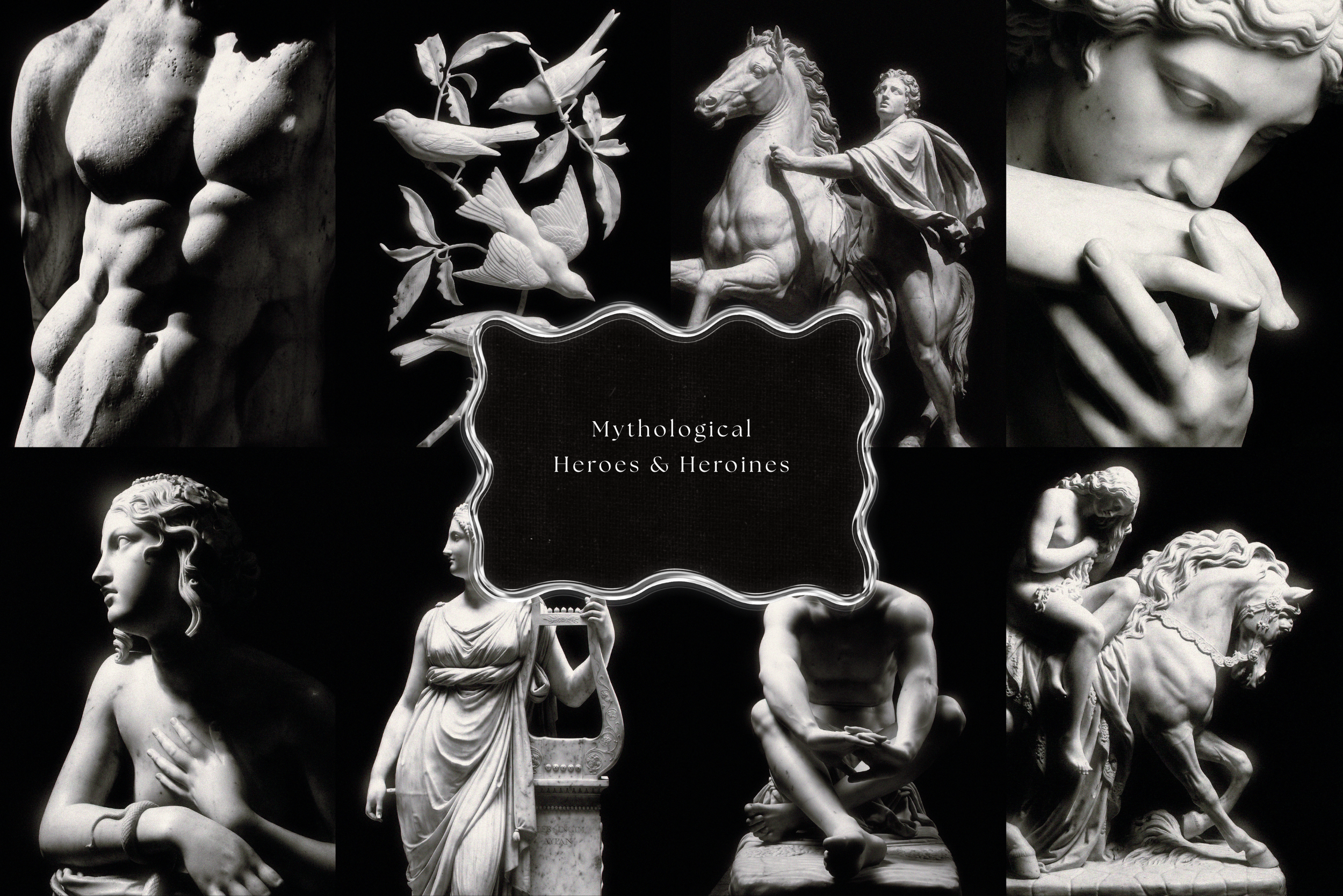 Classical Sculpture Stock Photo Bundle 12