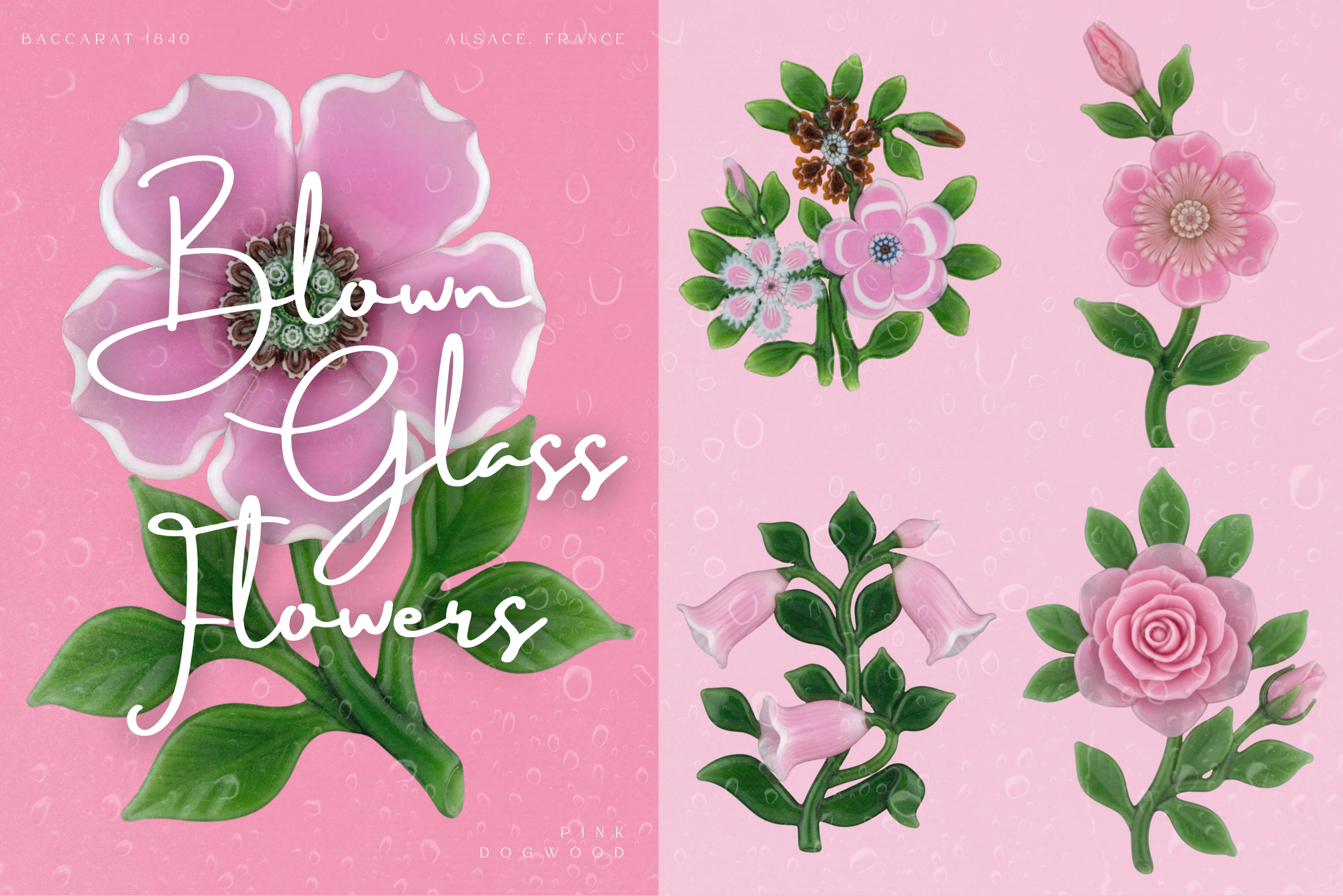 Blown Glass Flowers 10