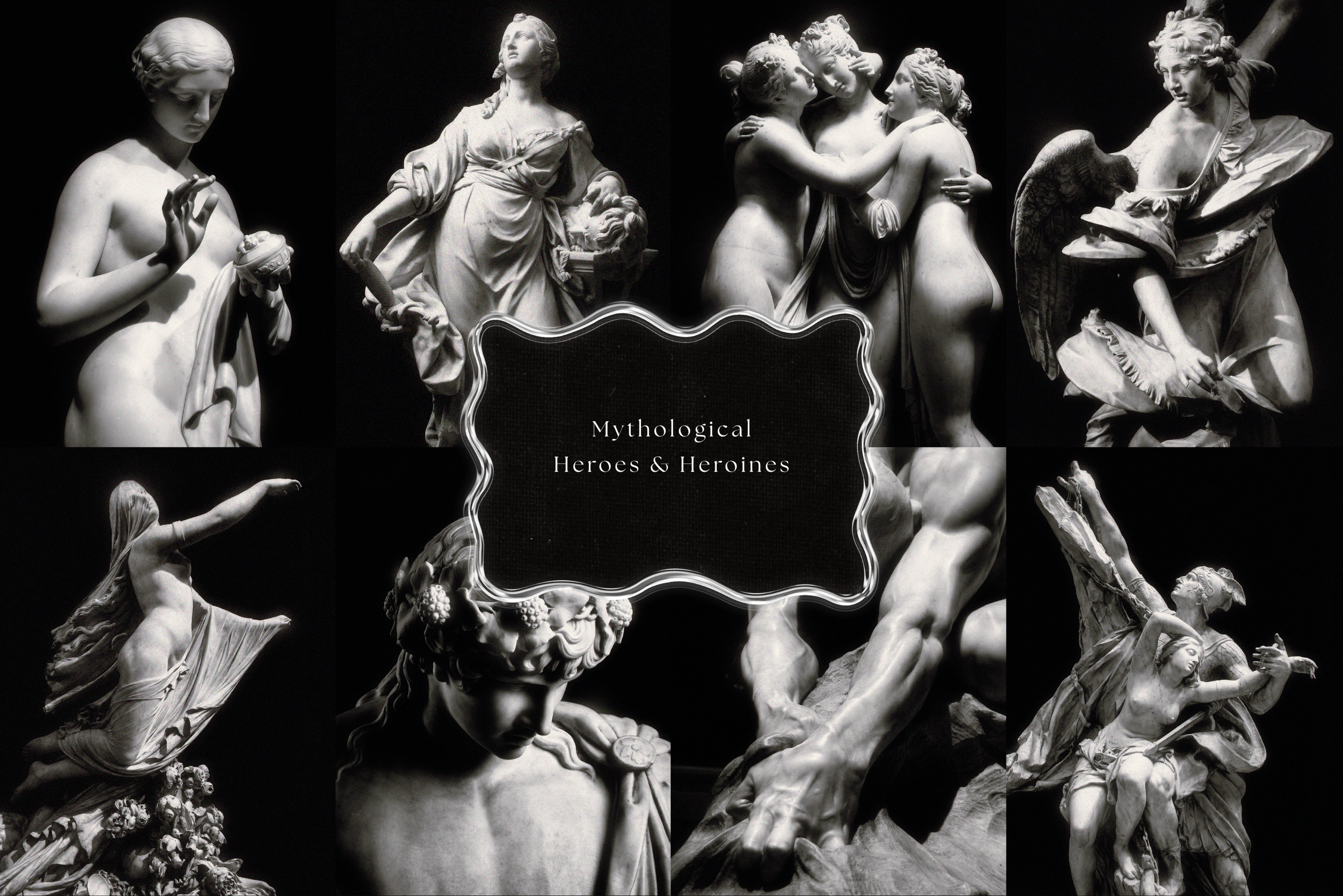 Classical Sculpture Stock Photo Bundle 5