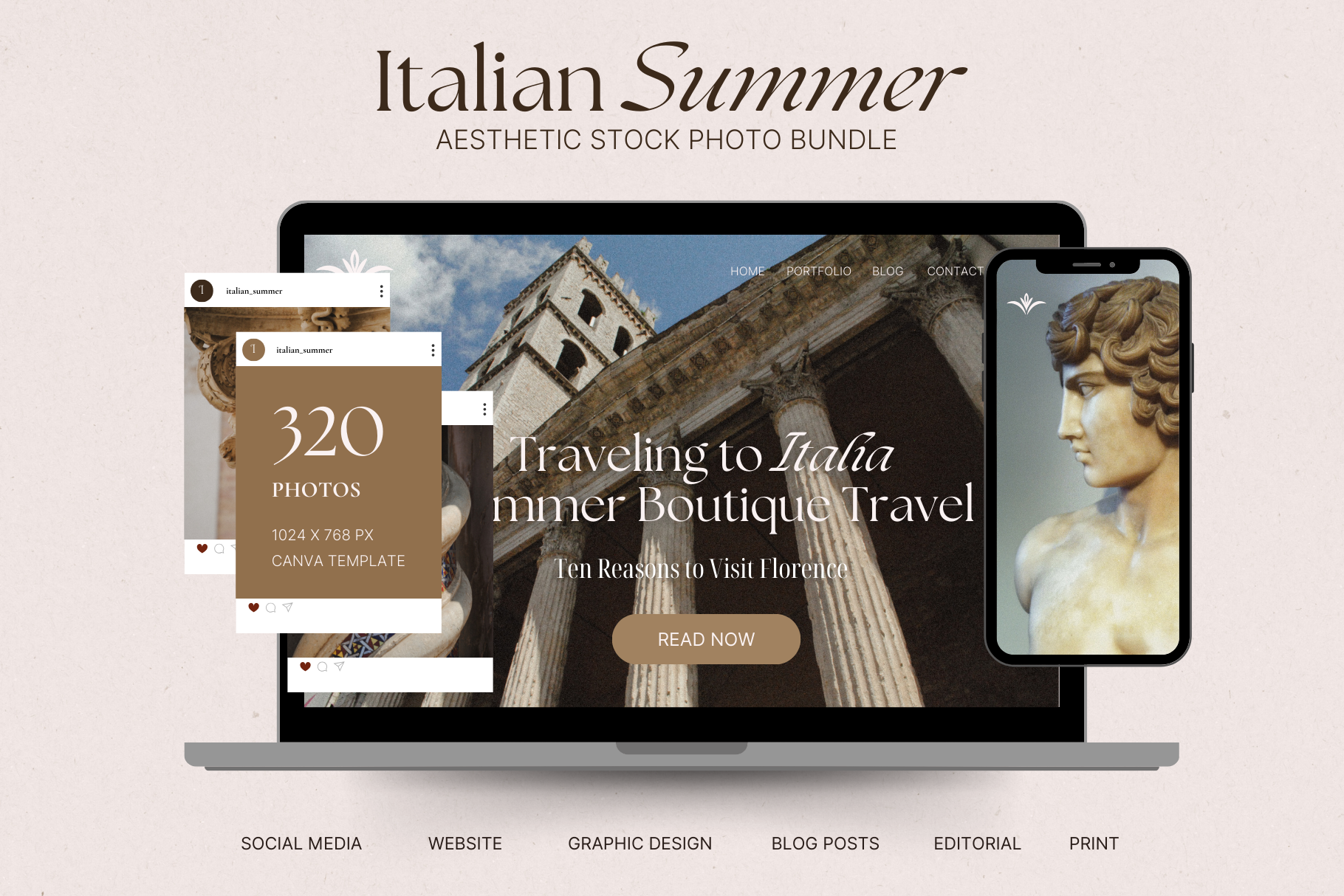 Italian Summer Stock Photo Bundle 2