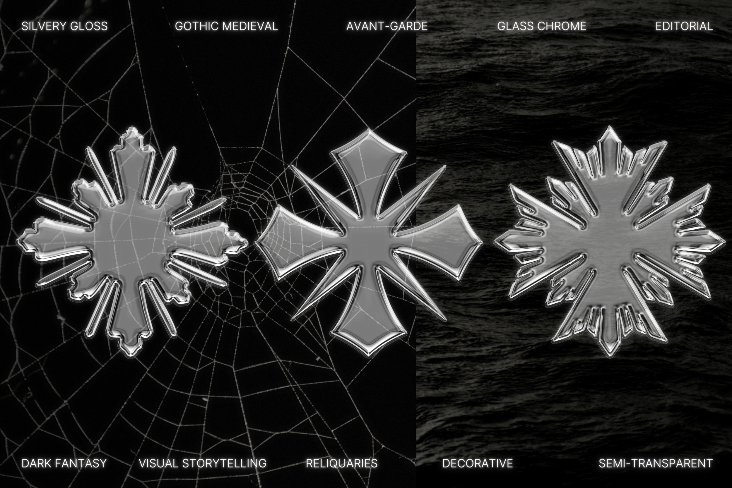 Glass Chrome Collection 7