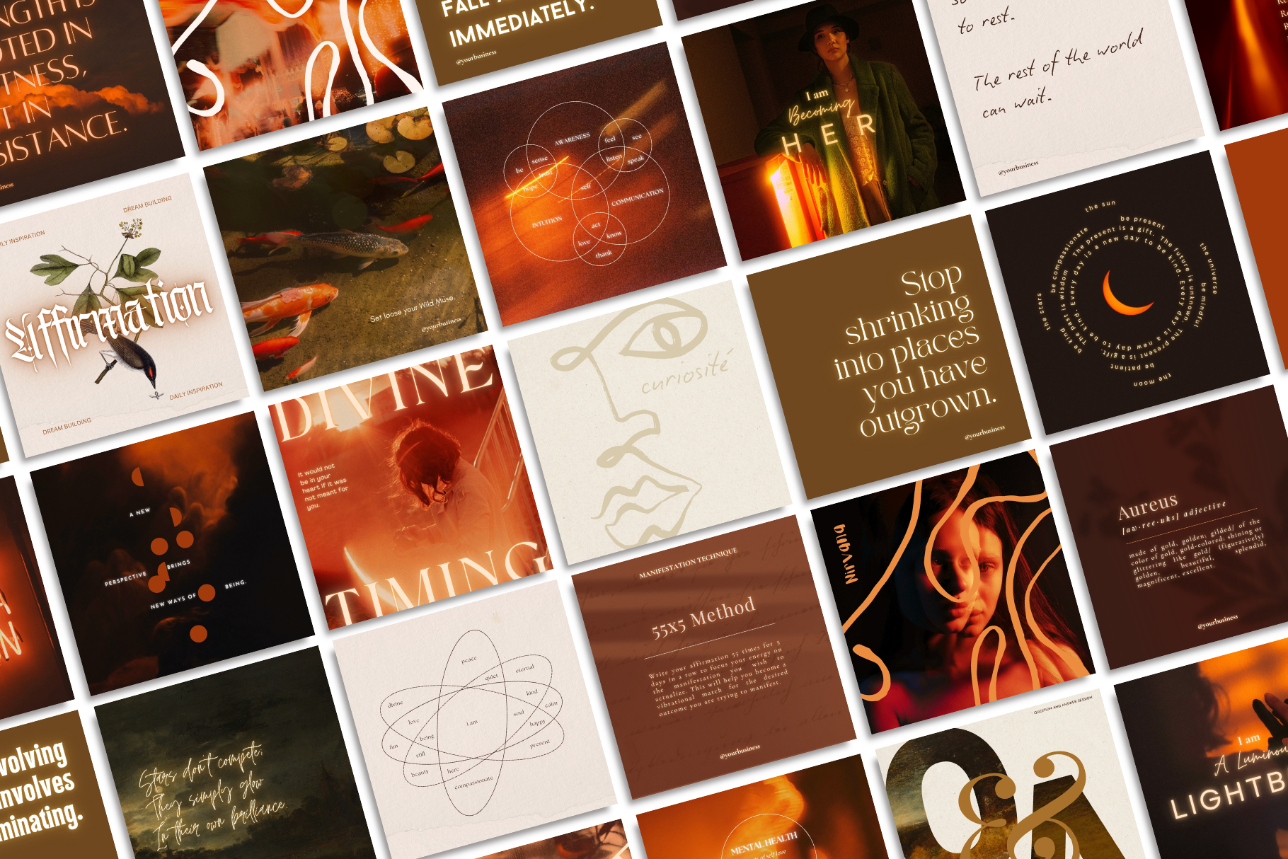 The Manifester Canva Template Bundle 18