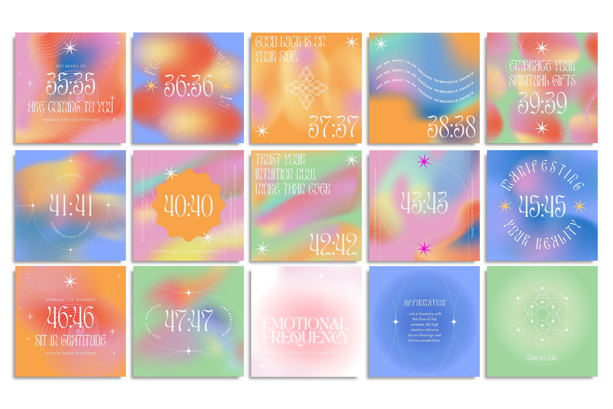 Divine Timing Canva Social Media Template Bundle 6