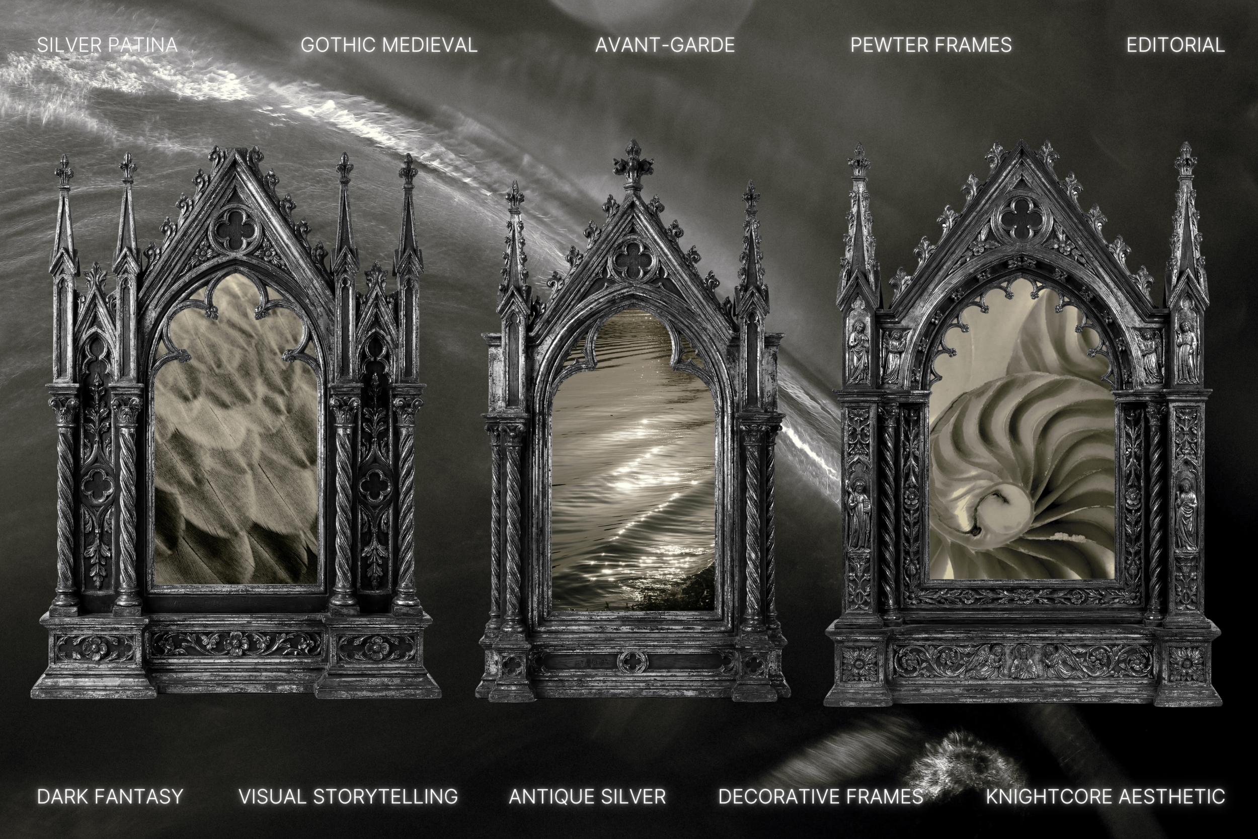 Gothic Medieval Frames 8