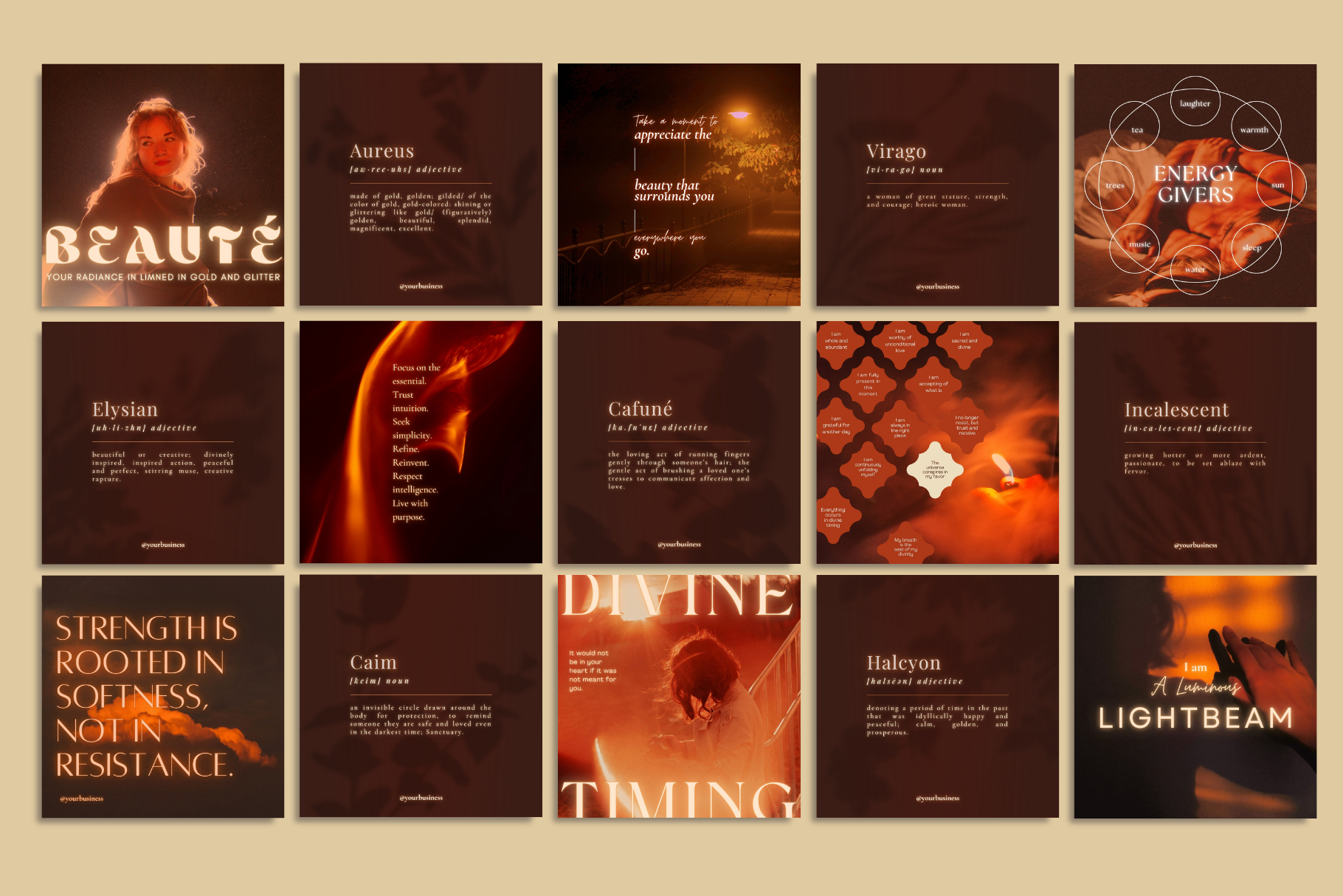 The Manifester Canva Template Bundle 11