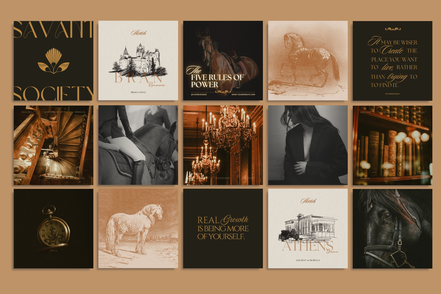 The Antiquarian Canva Template Bundle 10