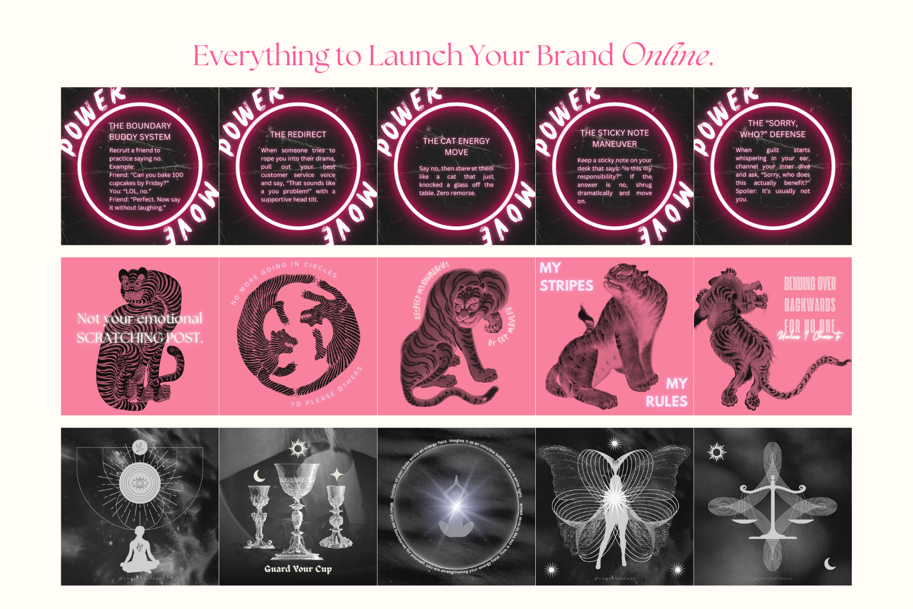 Girl Boss Canva Template Bundle 12