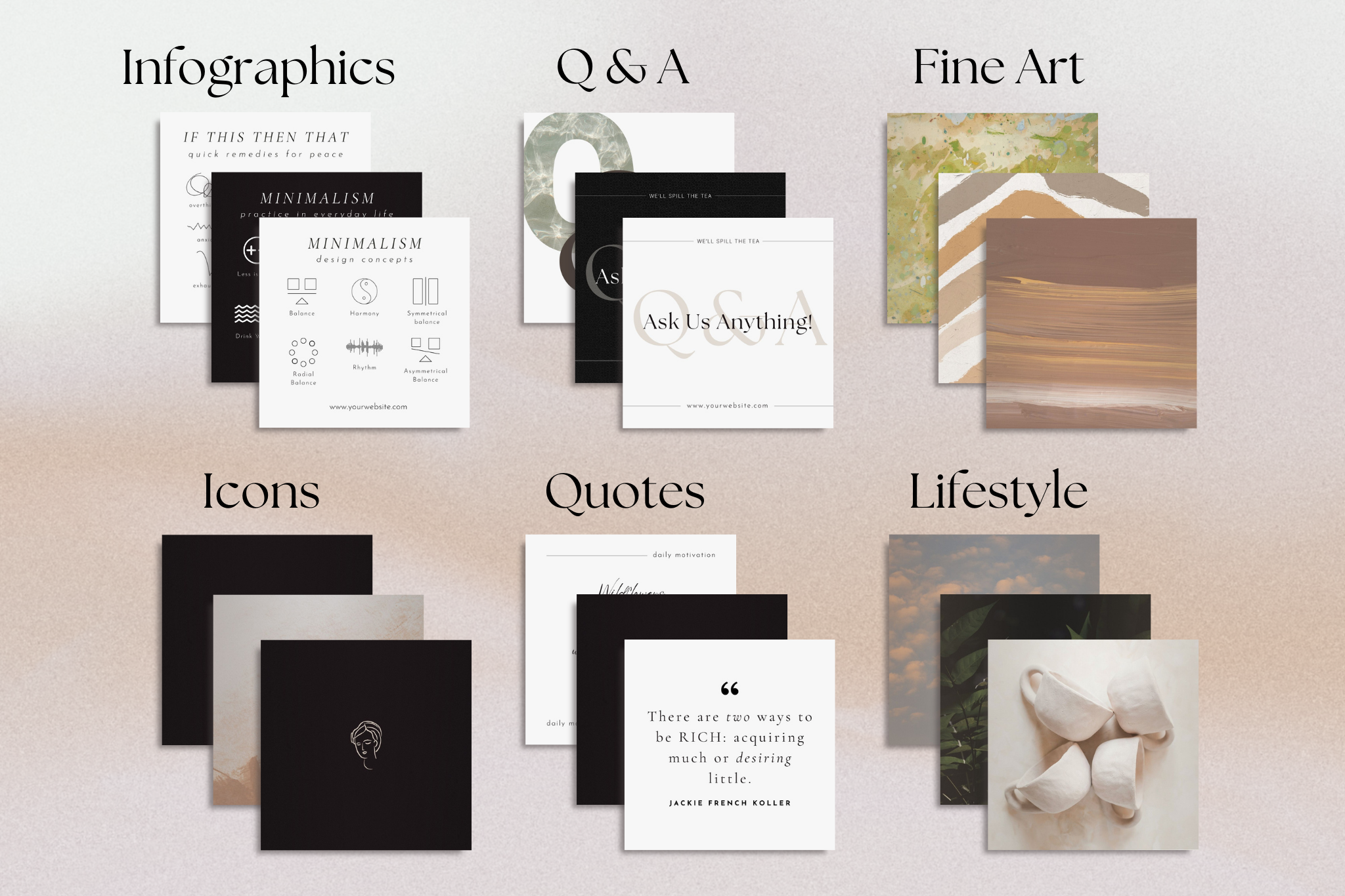 The Minimalist Canva Social Media Template Bundle 12
