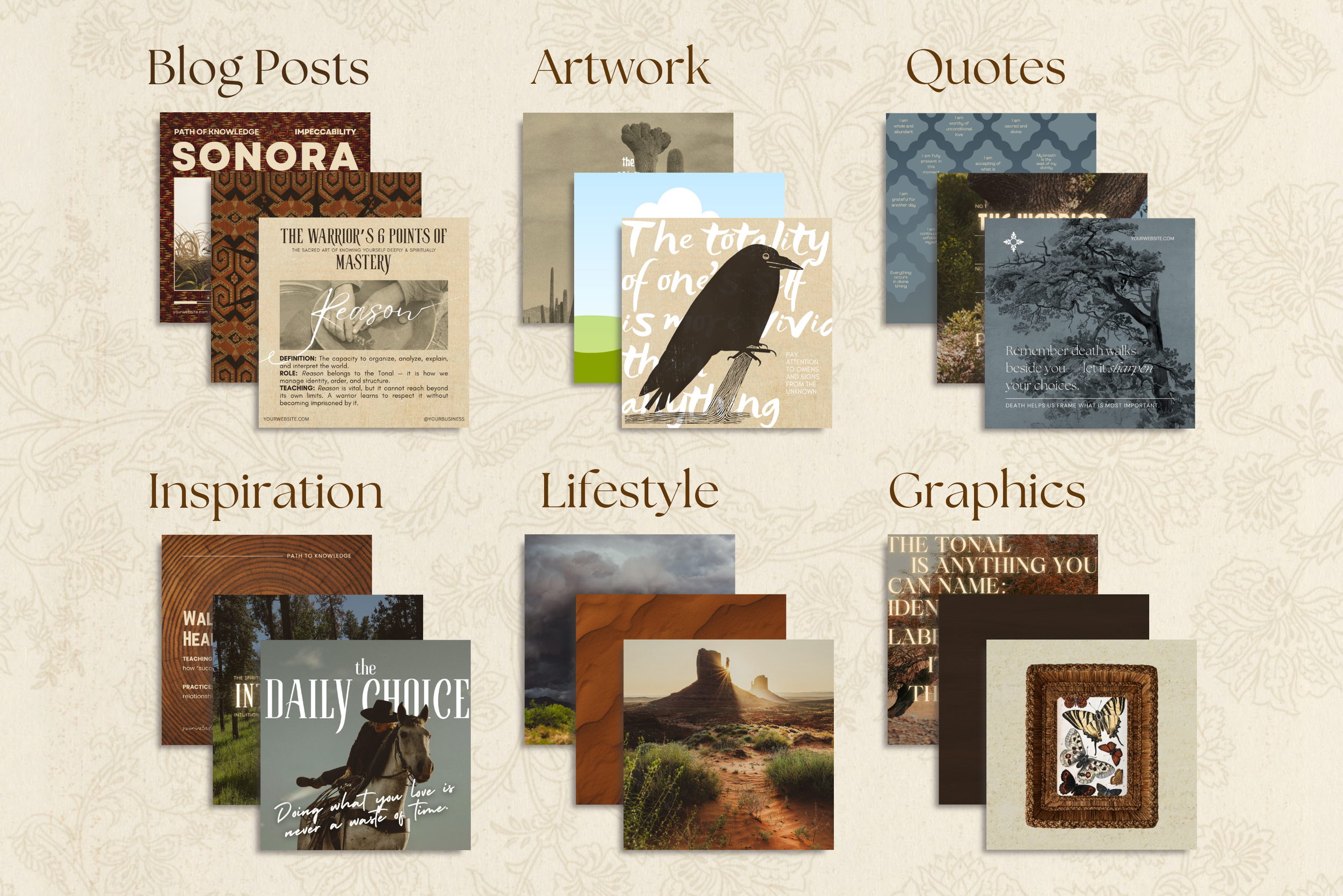 The Warrior Canva Template Bundle 20