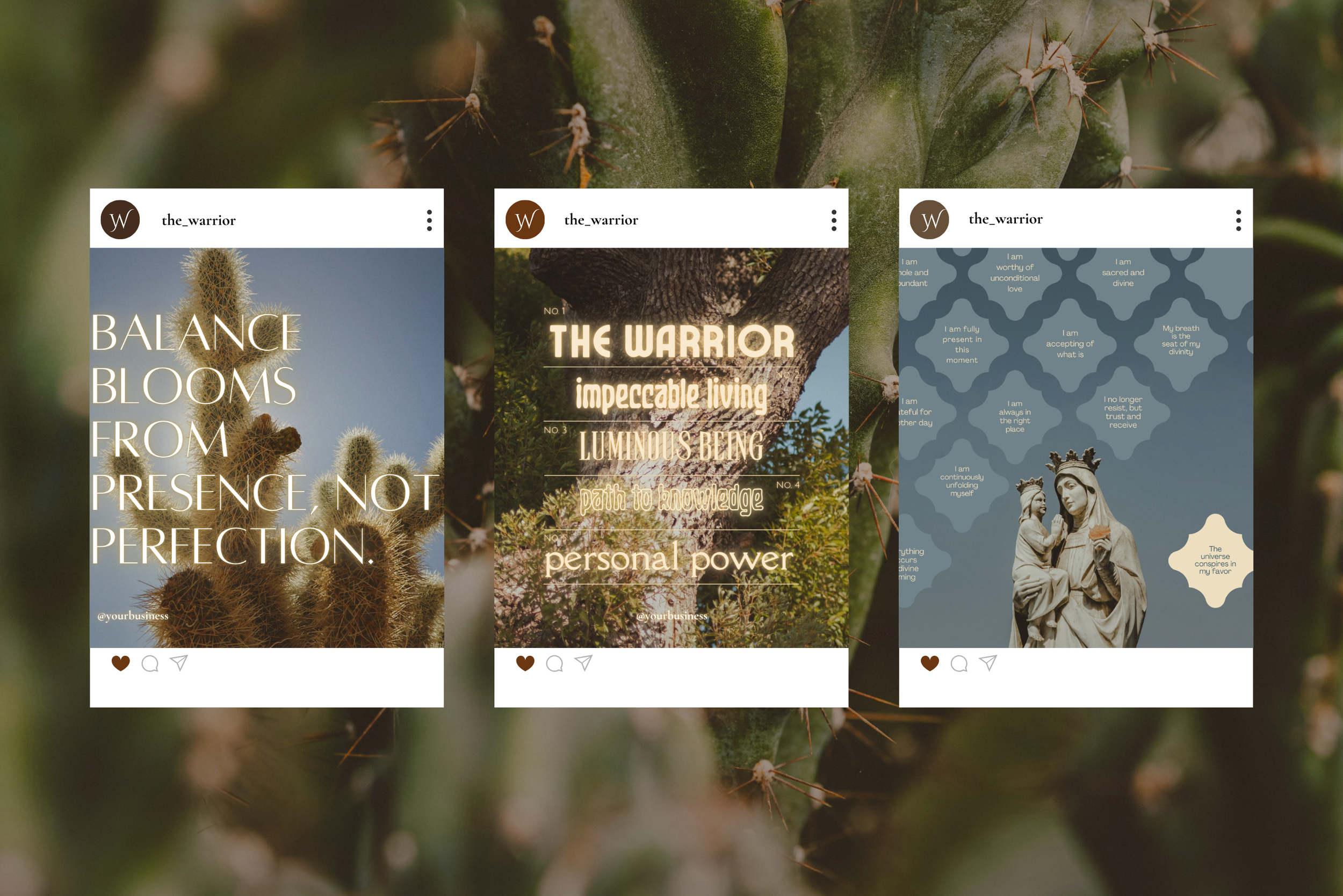 The Warrior Canva Template Bundle 7