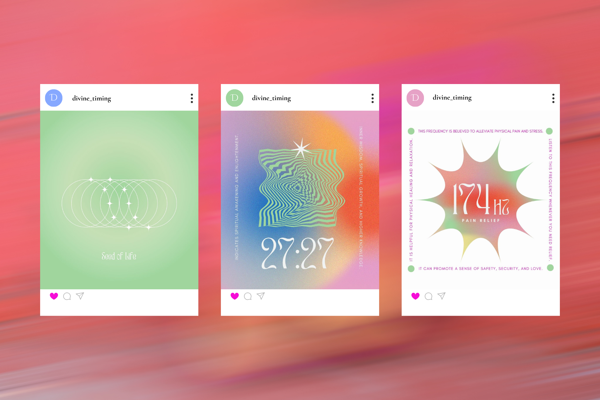 Divine Timing Canva Social Media Template Bundle 7