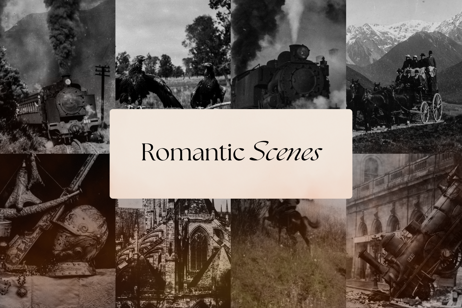 Dark Ephemera Stock Photo Bundle 7