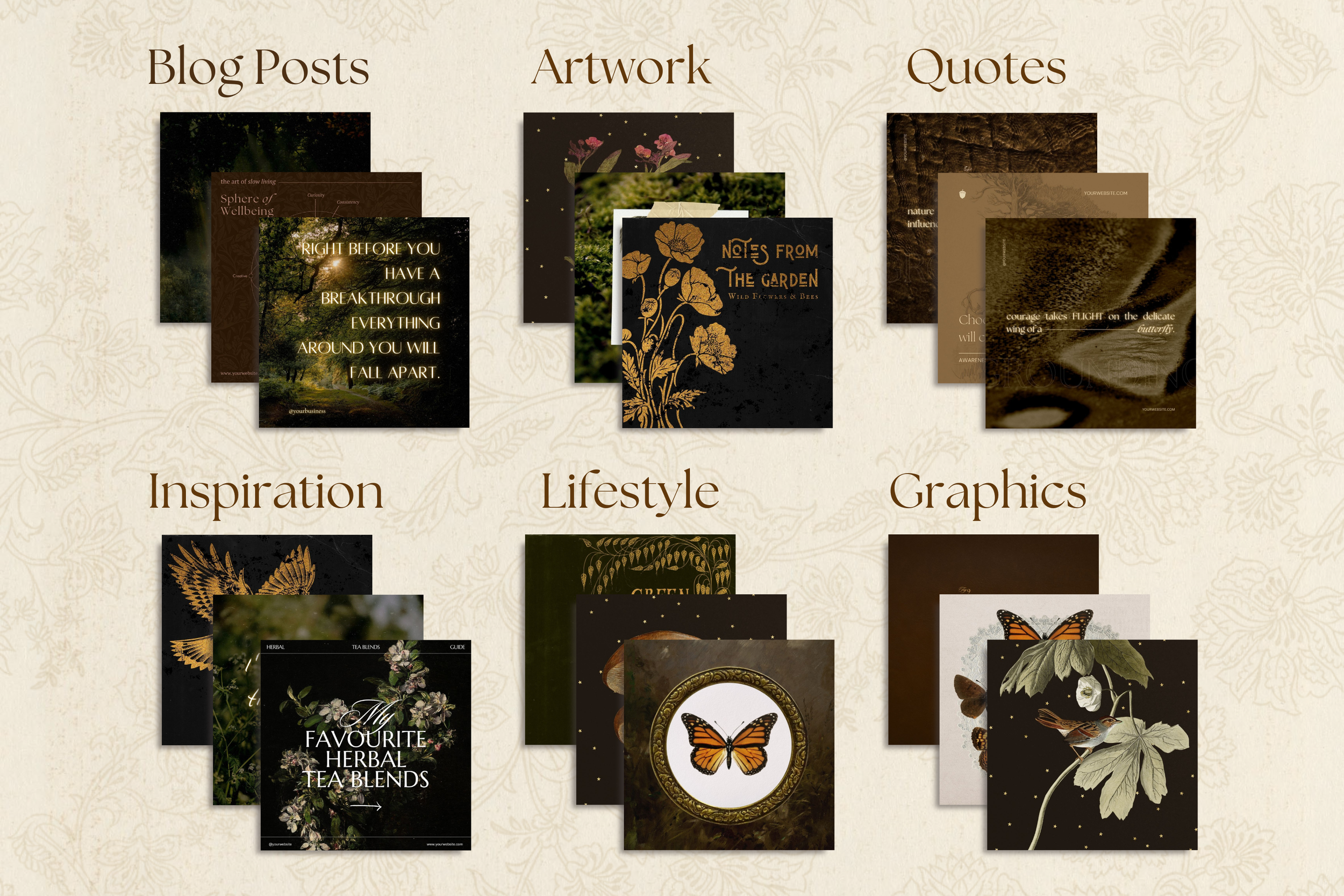 The Naturalist Canva Social Media Bundle 9