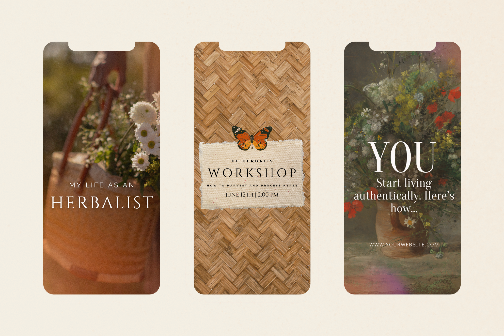 The Herbalist Canva Social Media Template Bundle 7