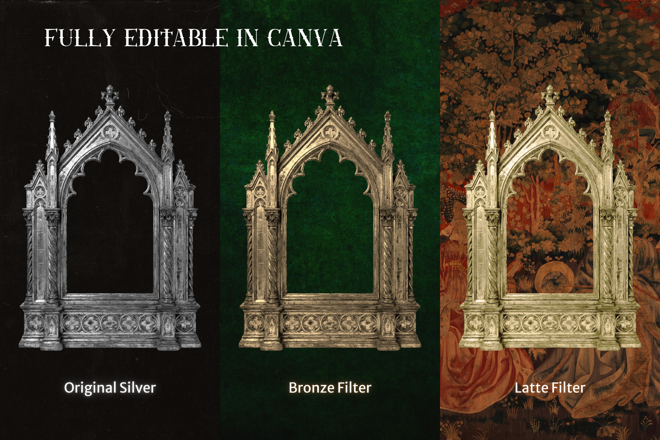 Gothic Medieval Frames 15