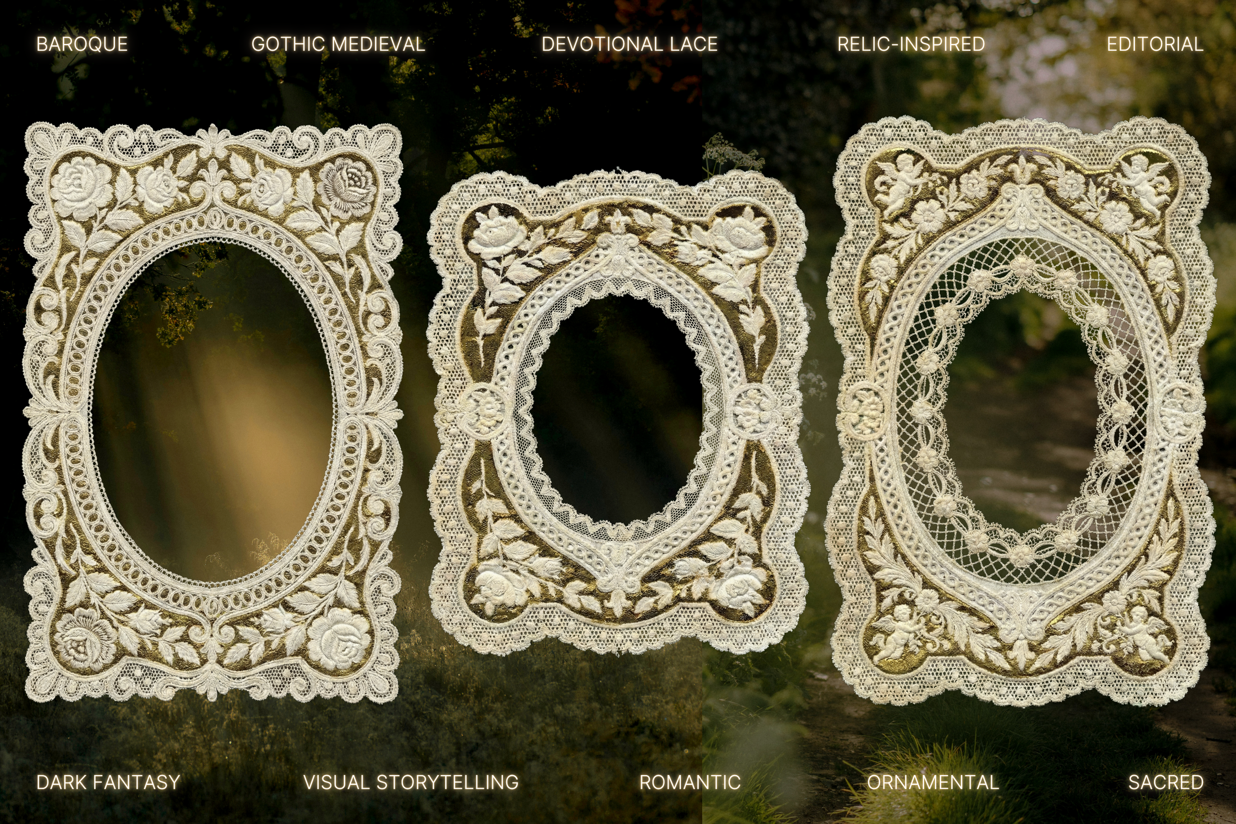 Sacred Lace Frames 9