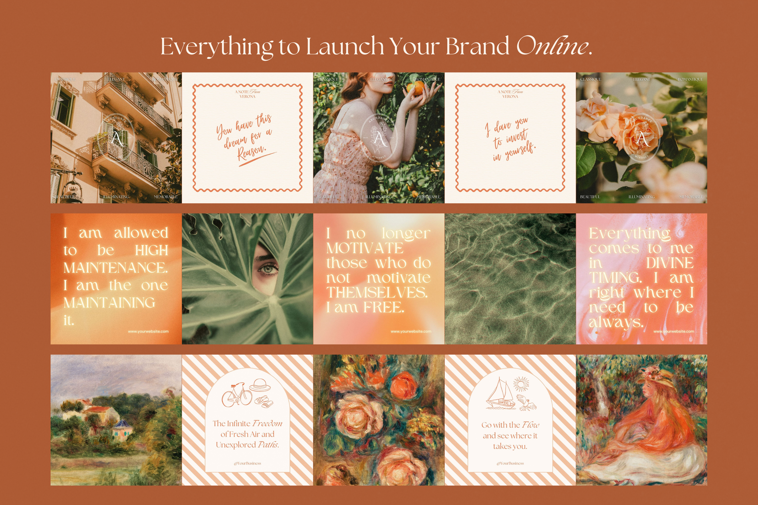 The Traveler Canva Template Bundle 17