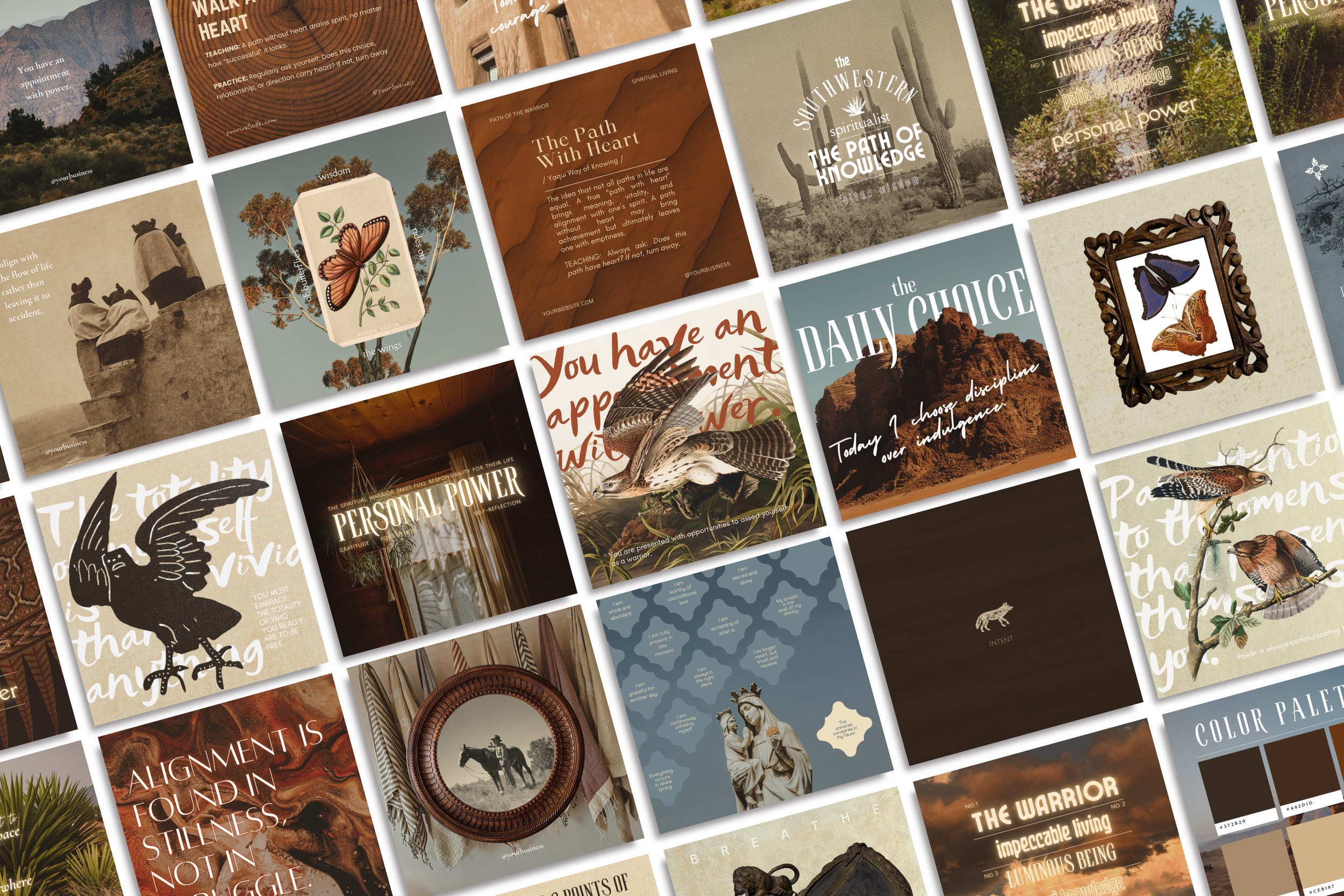 The Warrior Canva Template Bundle 19