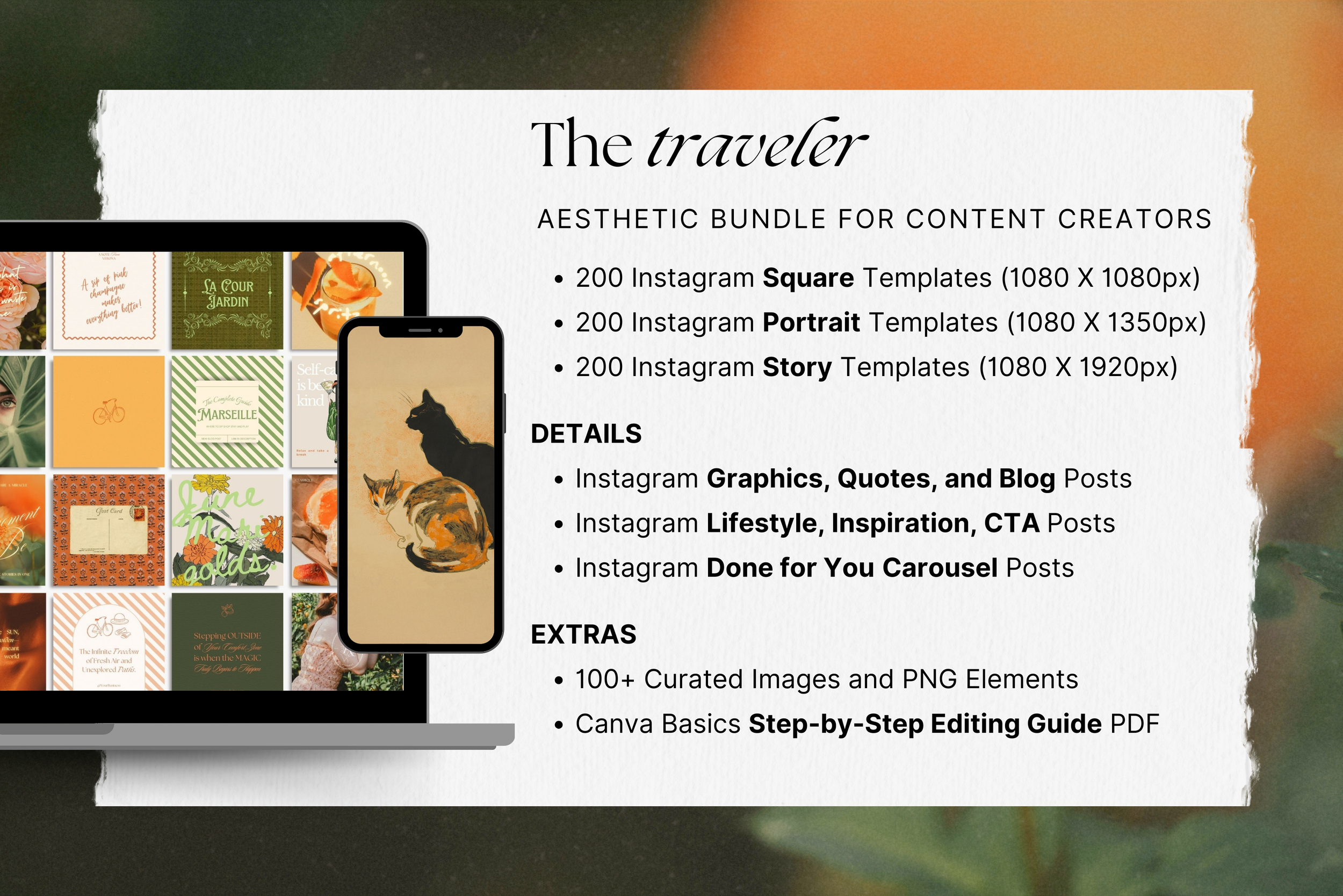 The Traveler Canva Template Bundle 2