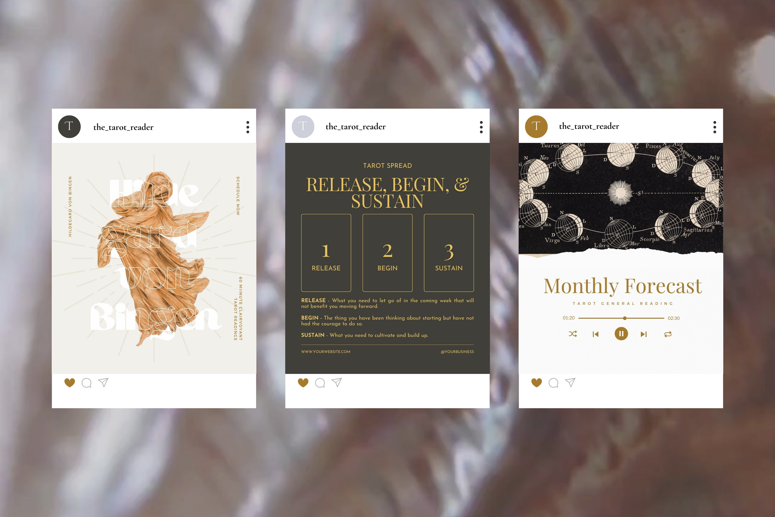 Tarot Reader Canva Template Bundle 5